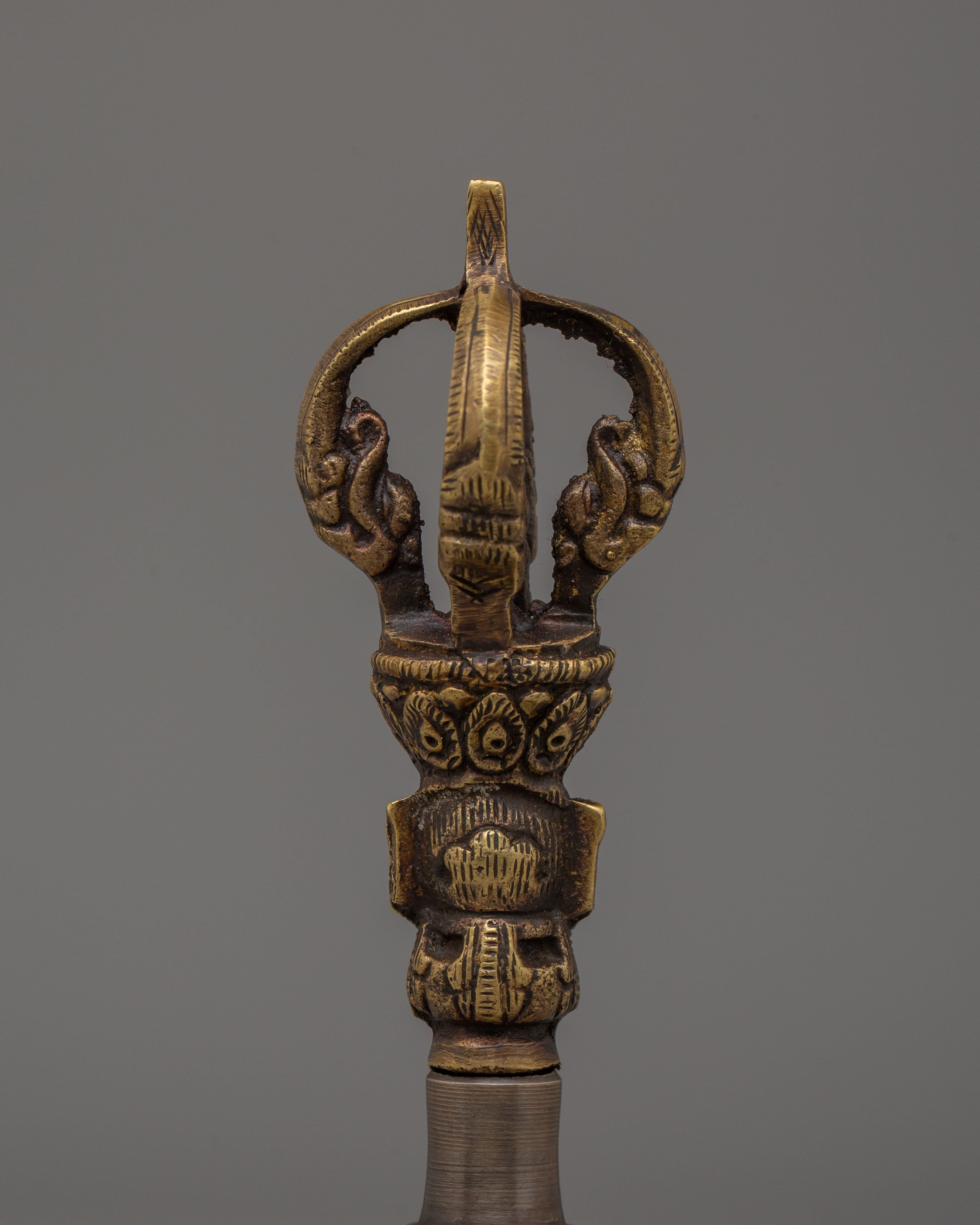 Traditional Buddhist Vajra and Bell Set | Handcrafted Tibetan Ritual Tools