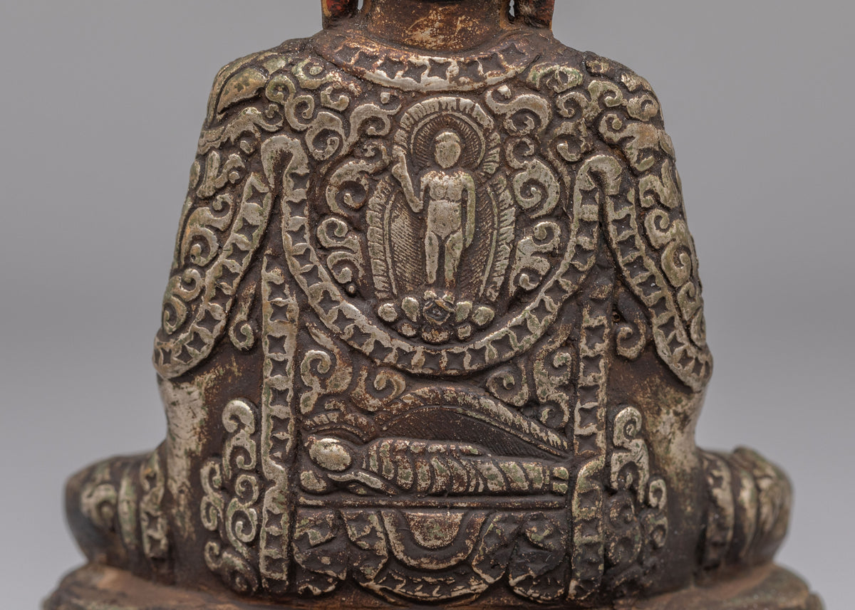 Amitabha Buddha of Infinite Light Statue | Antique Finish Buddhist Art