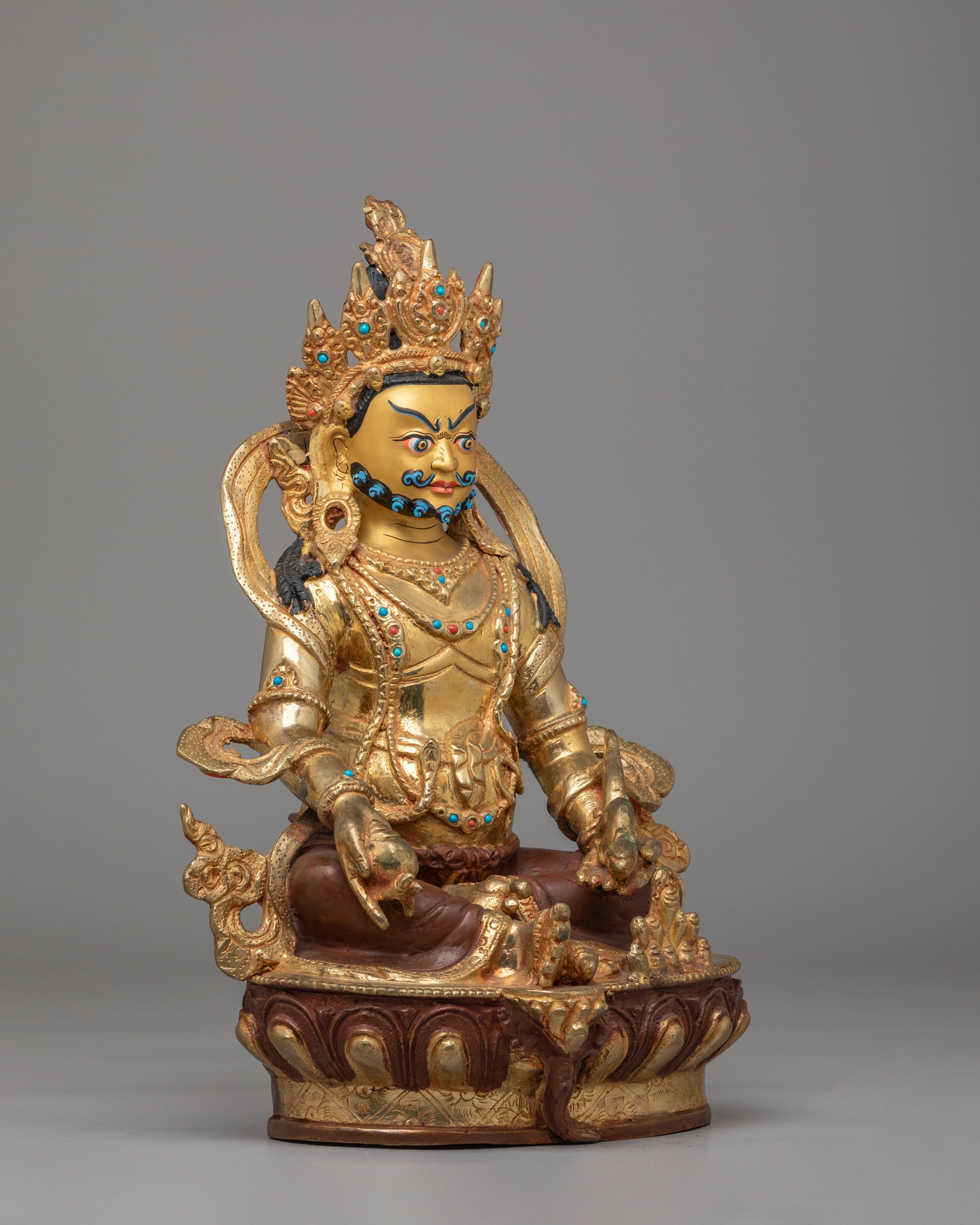 Sacred Buddhist Dzambhala Deity Statue | Symbol of Wealth and Abundance