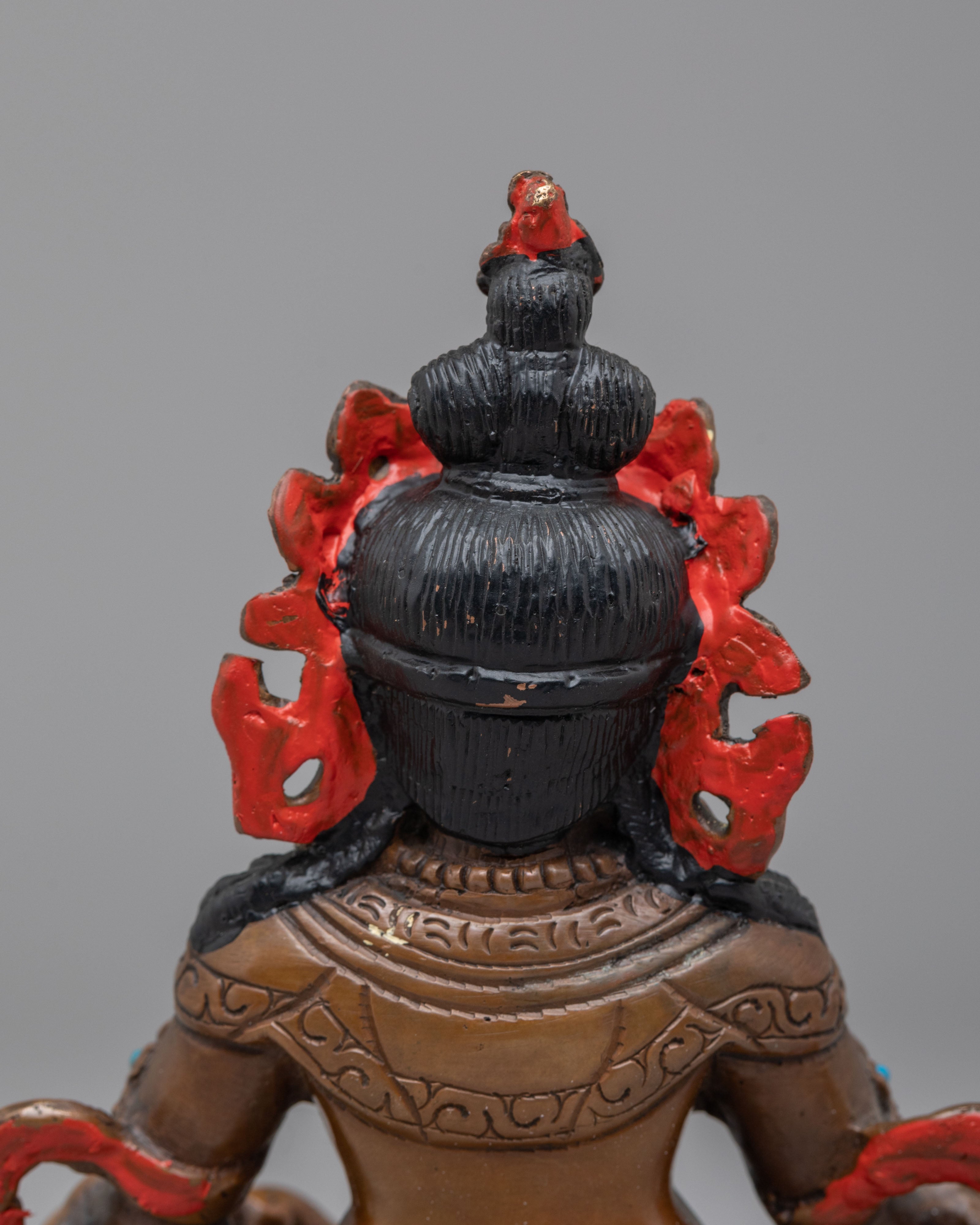 Traditional Dzambhala Sculpture | Wealth Deity Statue