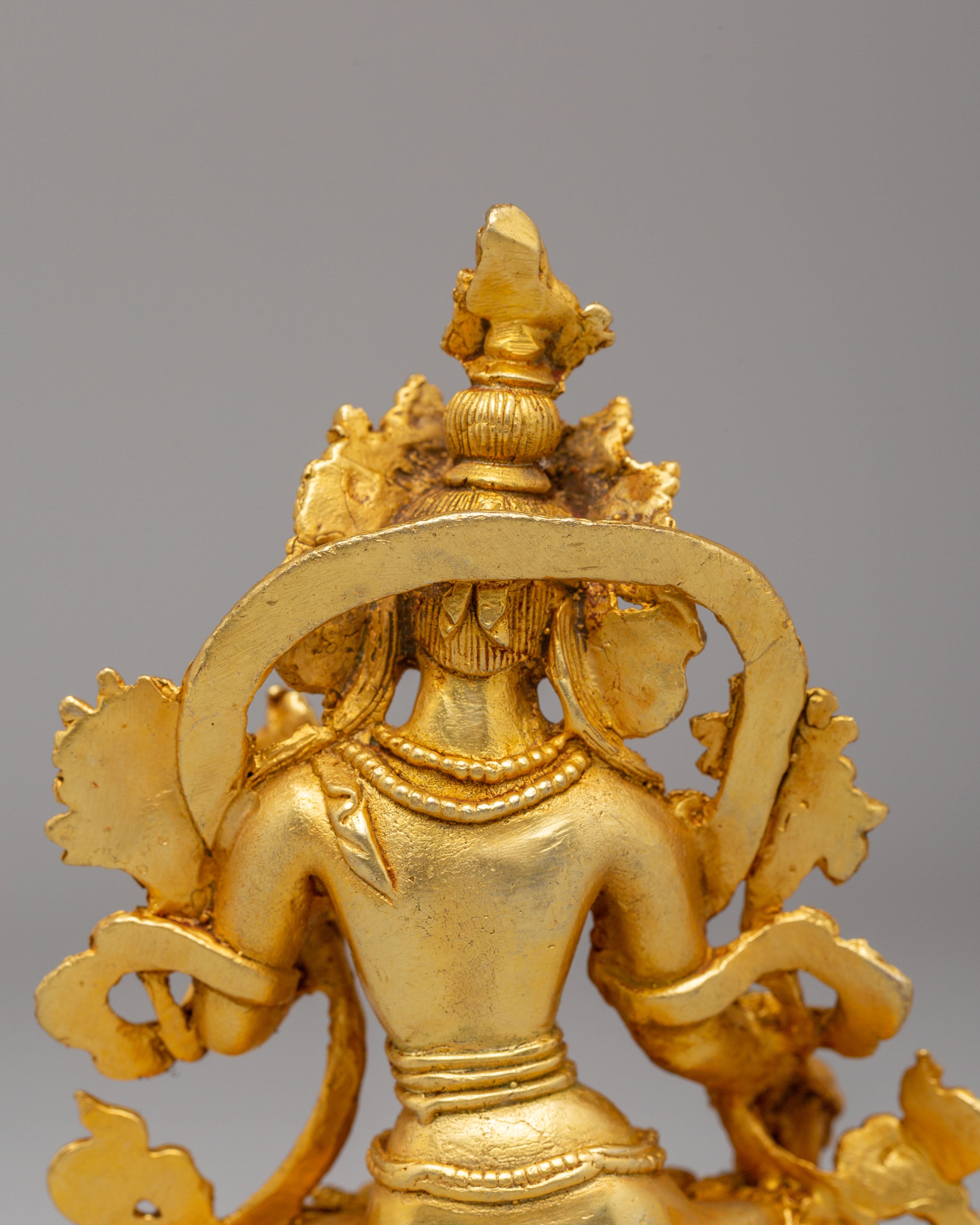 Traditional White Tara Altar Statue | Goddess of Compassion Decor