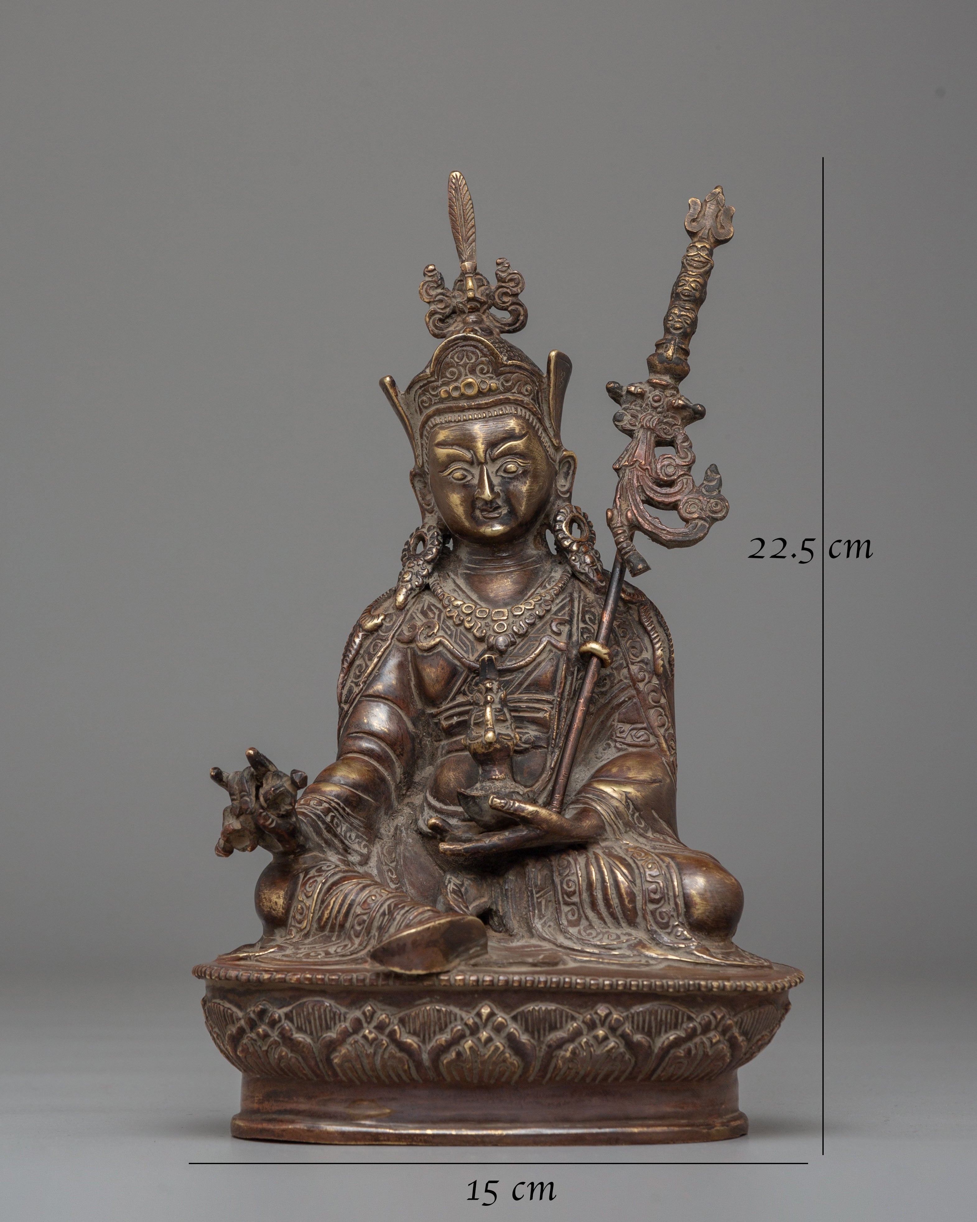 Tibetan Spiritual Guru Rinpoche Statue | Symbol of Wisdom & Compassion