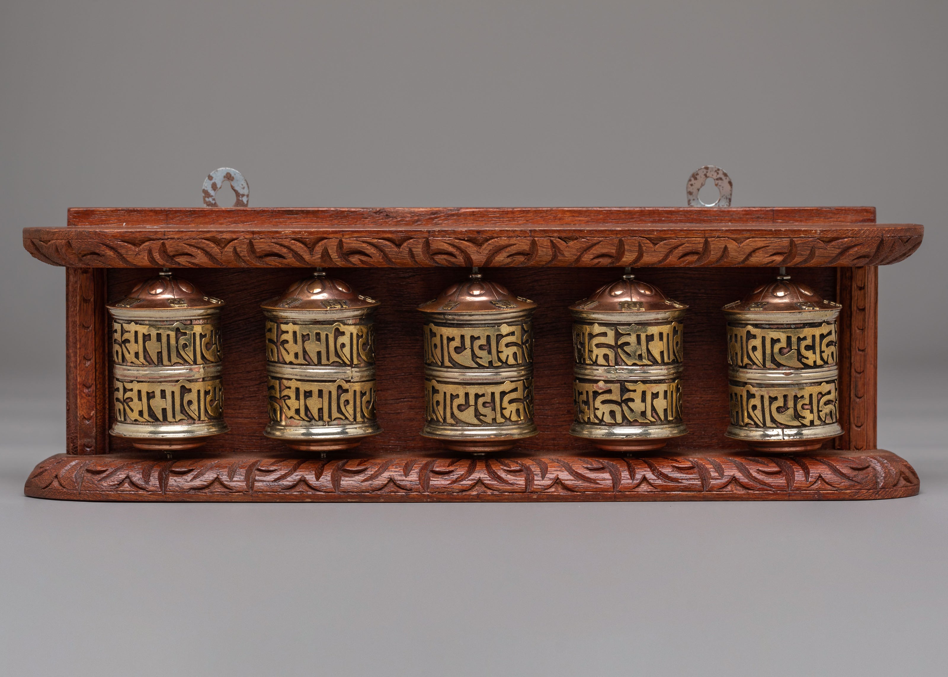 Five Buddhist Prayer Wheel | Spiritual Home Decor