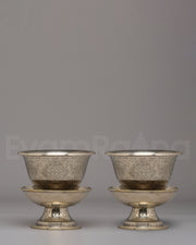 Buddhist Tea Cup Set