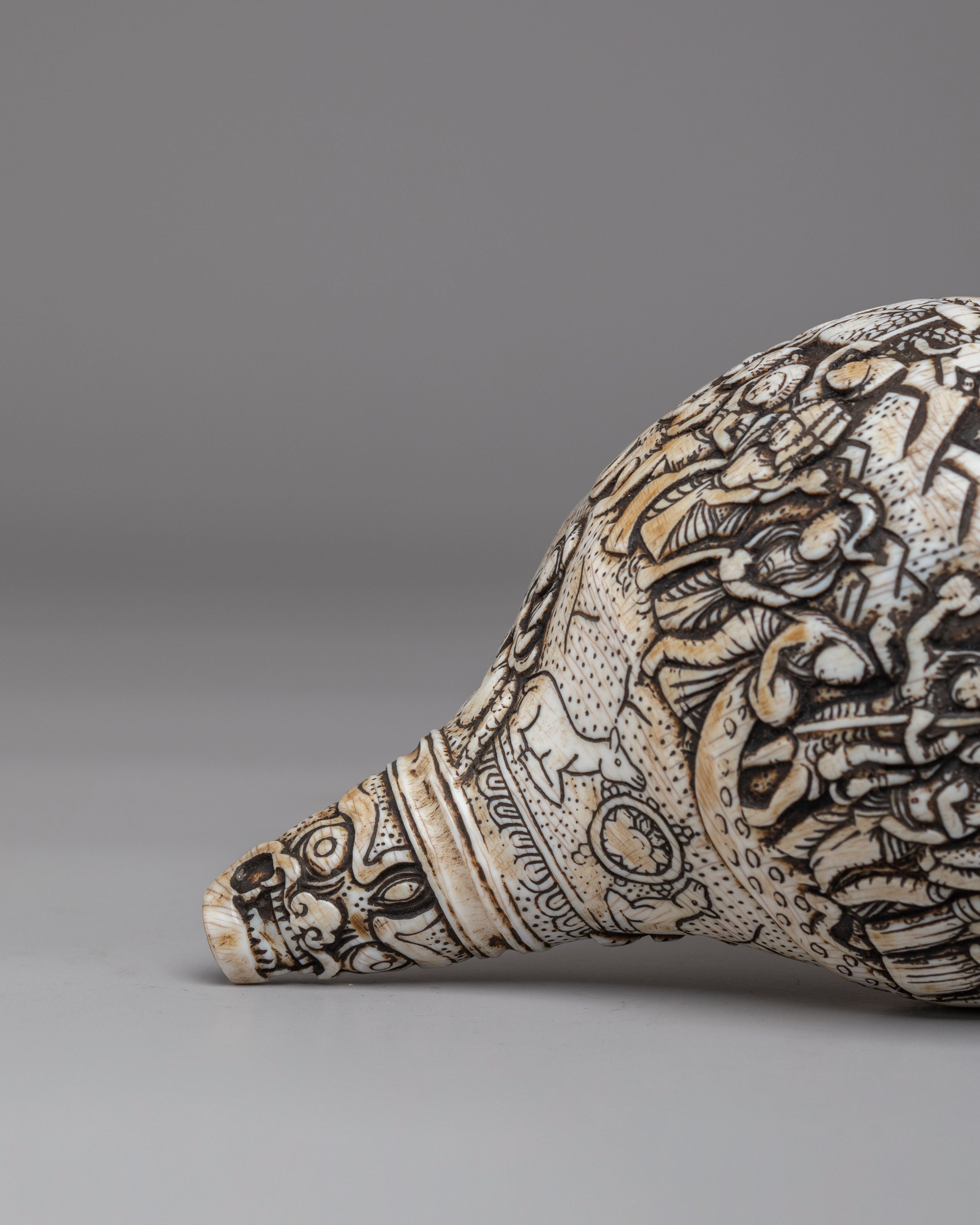 Sacred Buddhist Conch | Buddhist Ritual Object
