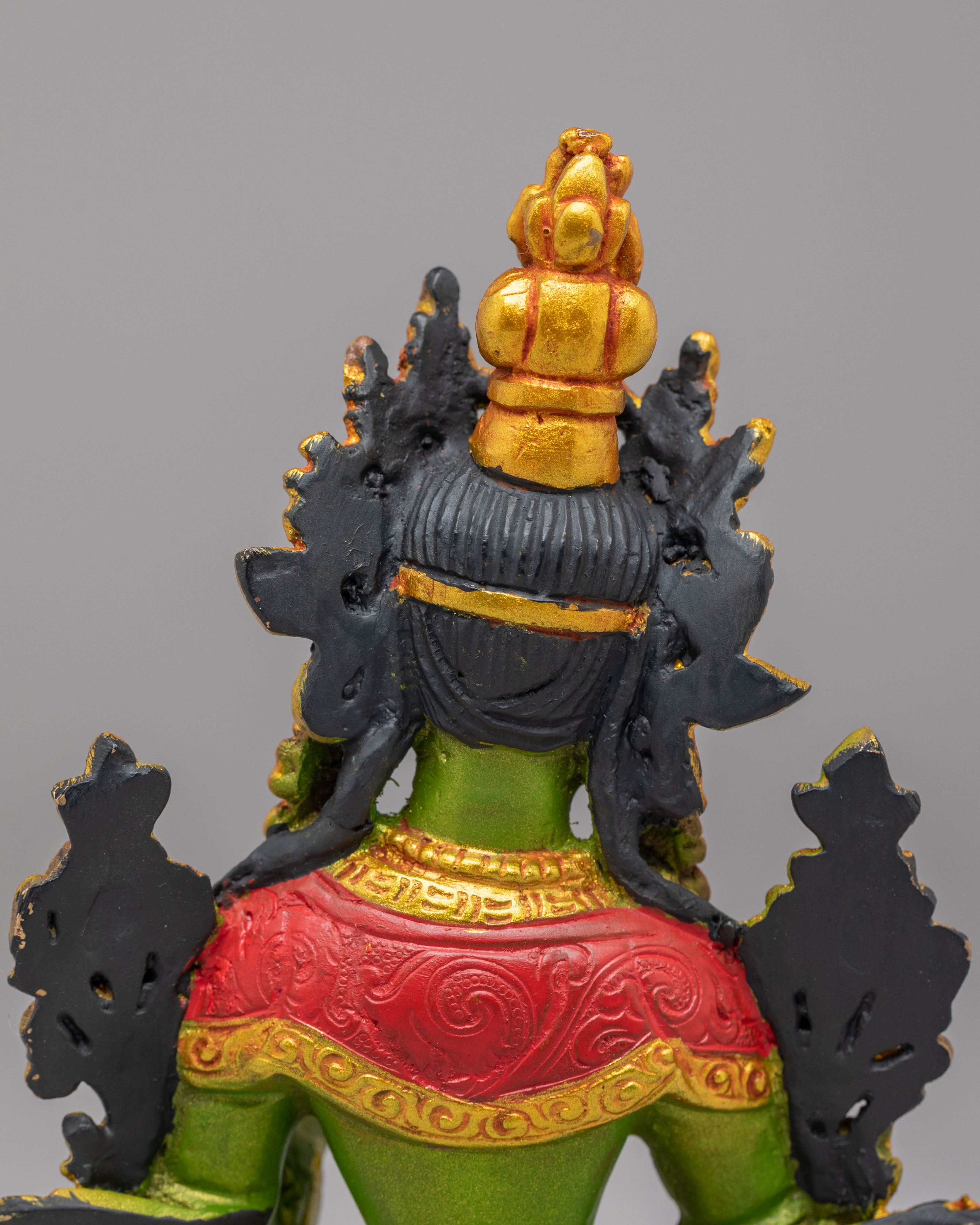 Divine Green Tara Goddess Sculpture | Handcrafted Statue for Spiritual Blessings
