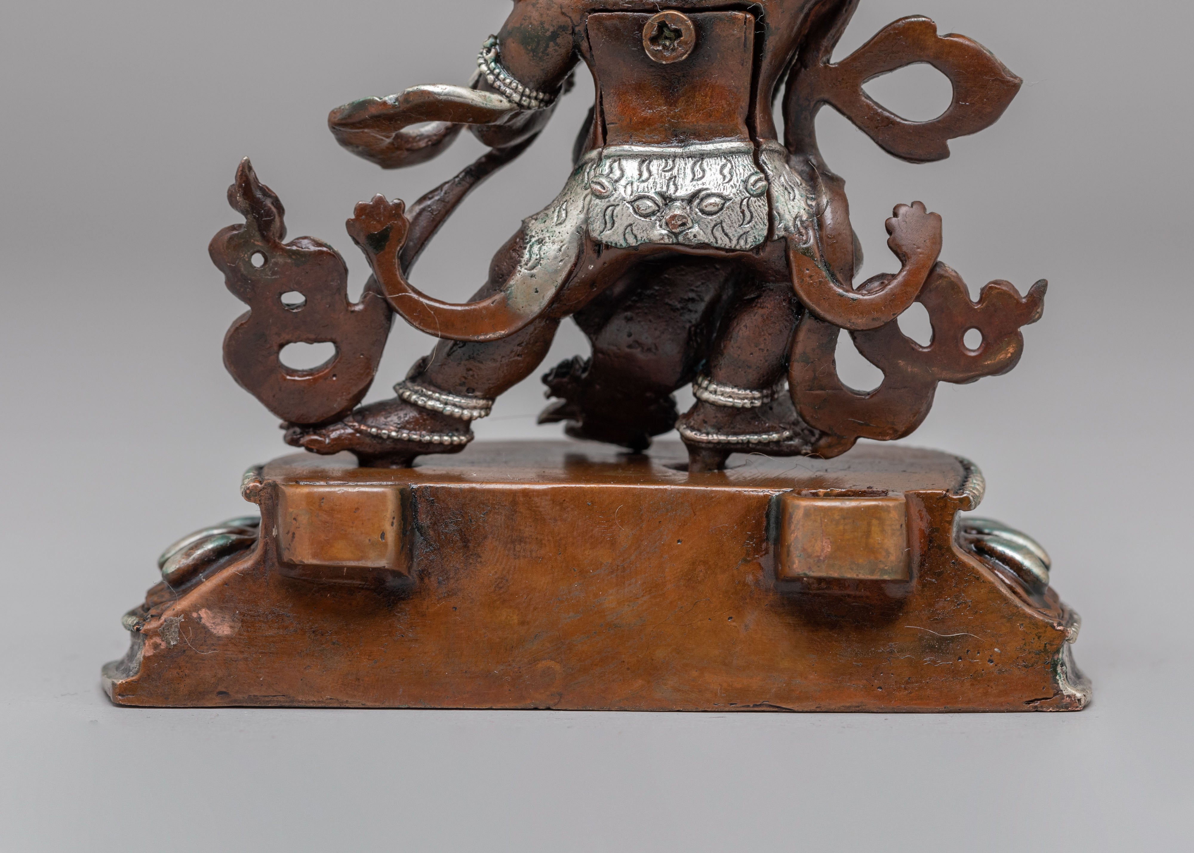 Machine Made Vajrapani Deity Statue | Buddhist Protector Sculpture
