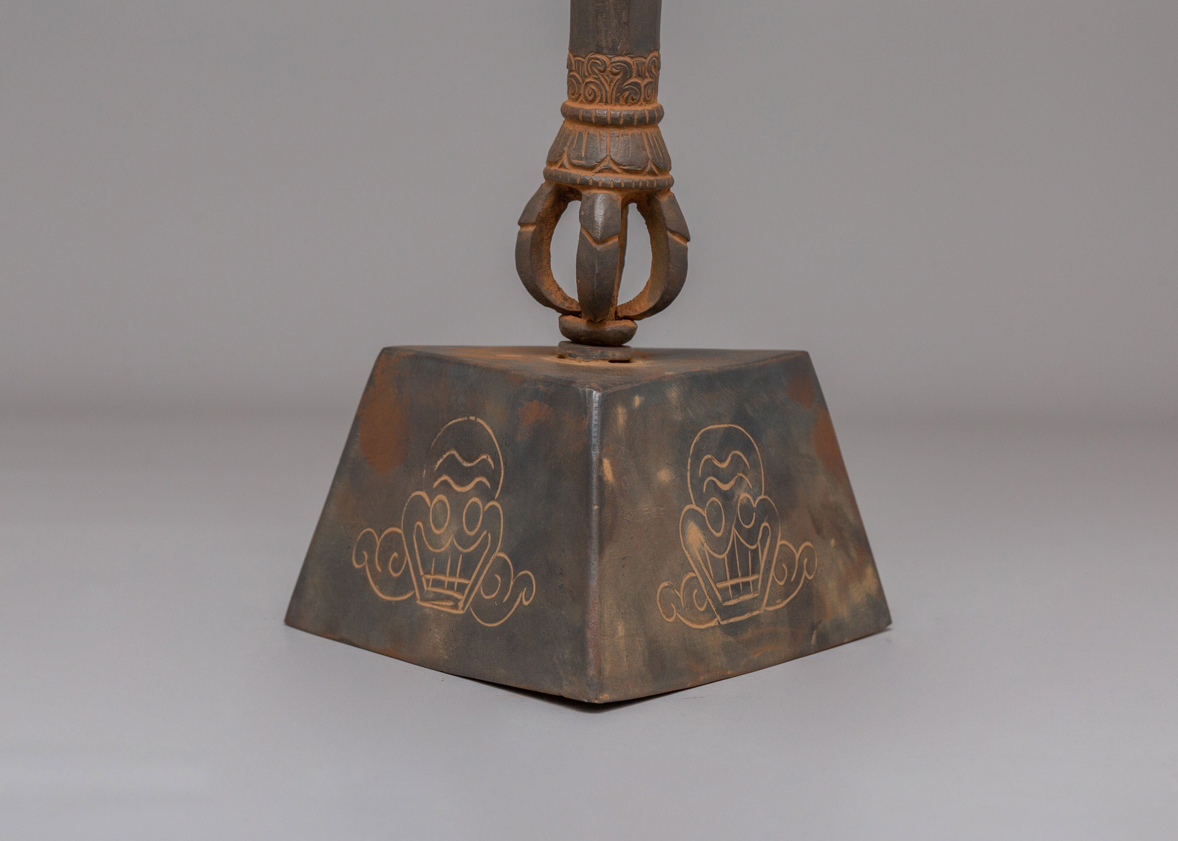 Traditional Khatvanga Ritual Instrument | Sacred Tool for Spiritual Ceremonies