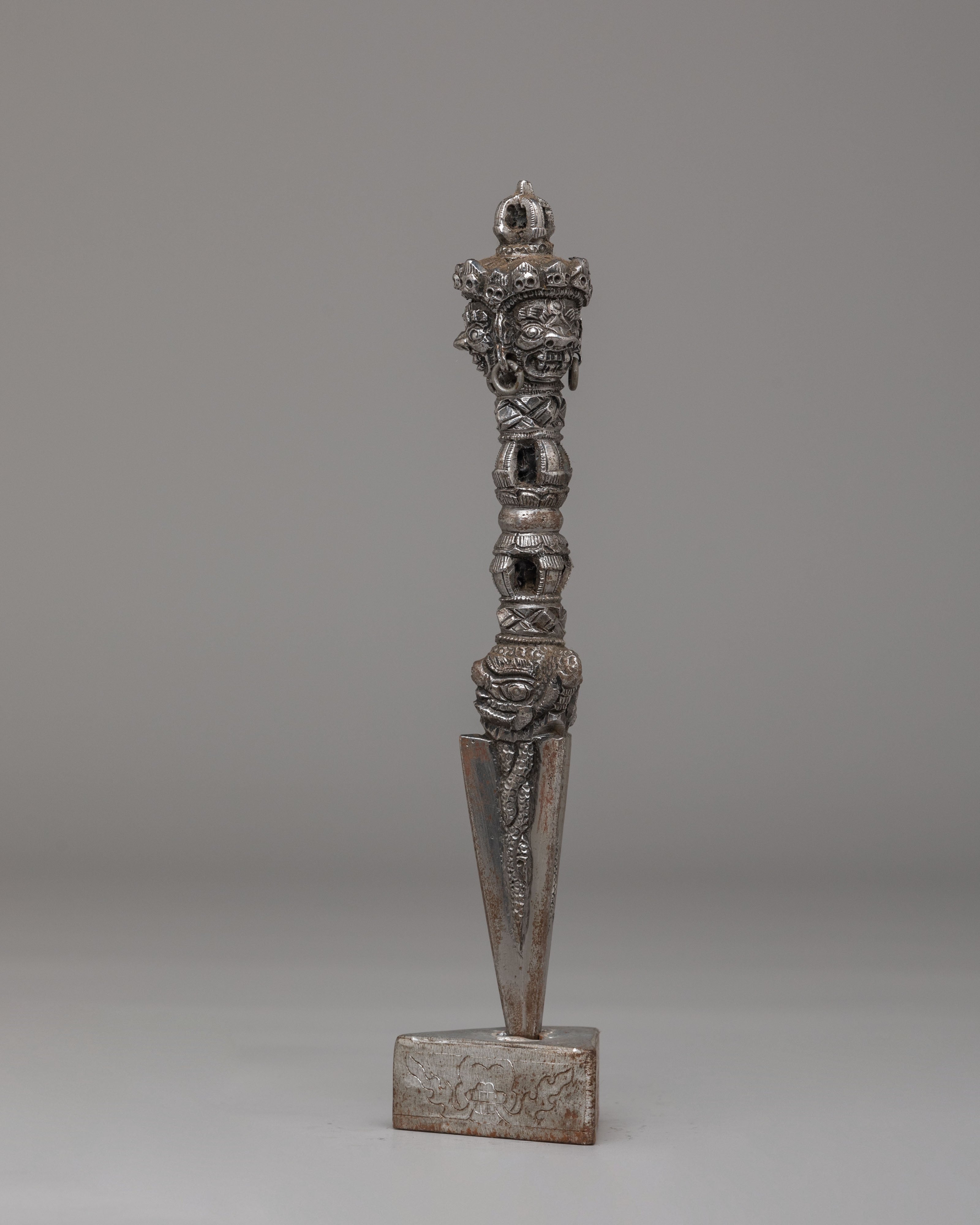 Himalayan Buddhist Phurba | Ritual Dagger for Spiritual Ceremonies