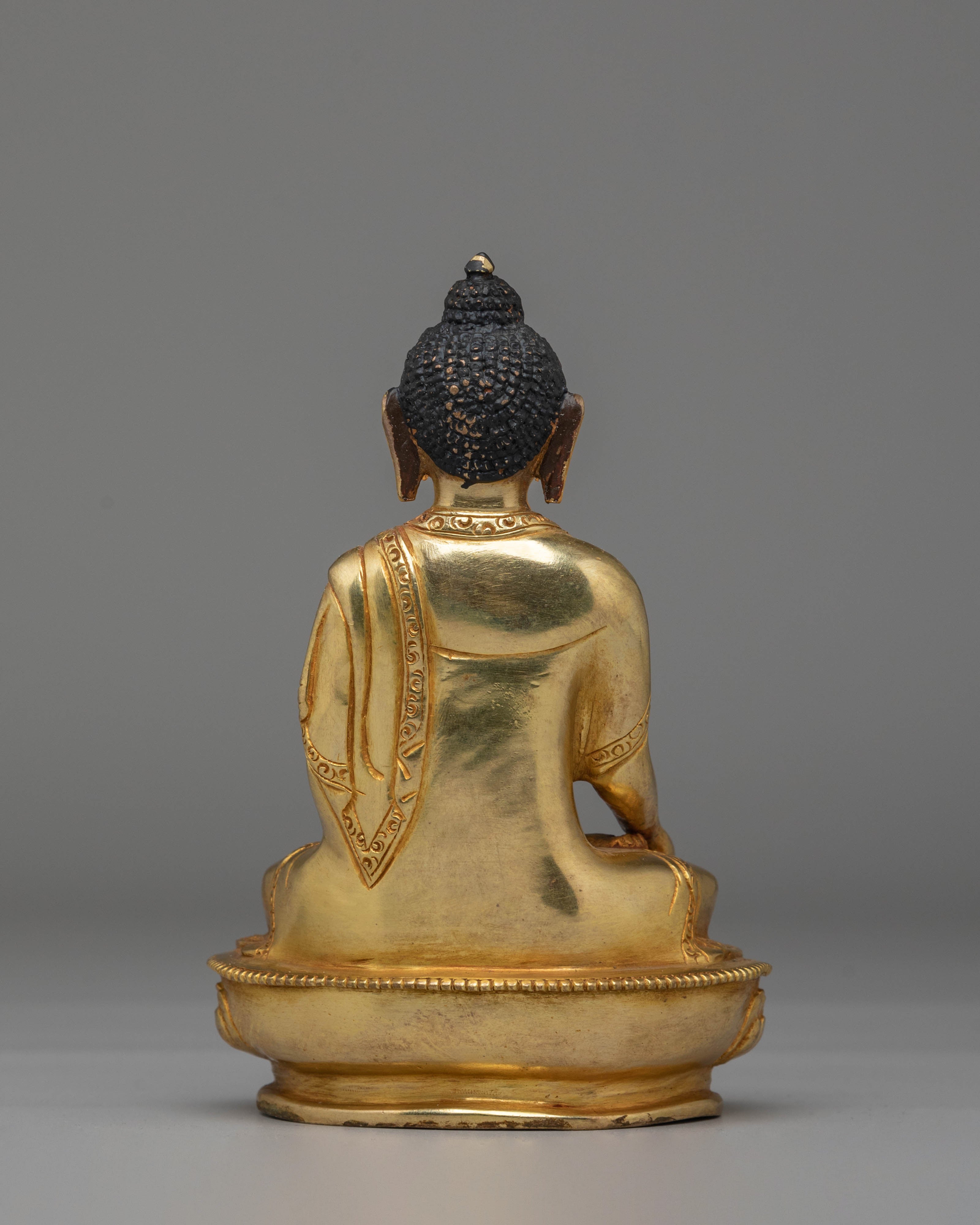 Handcrafted Ratnasambhava Copper Sculpture | Tibetan Copper Statue