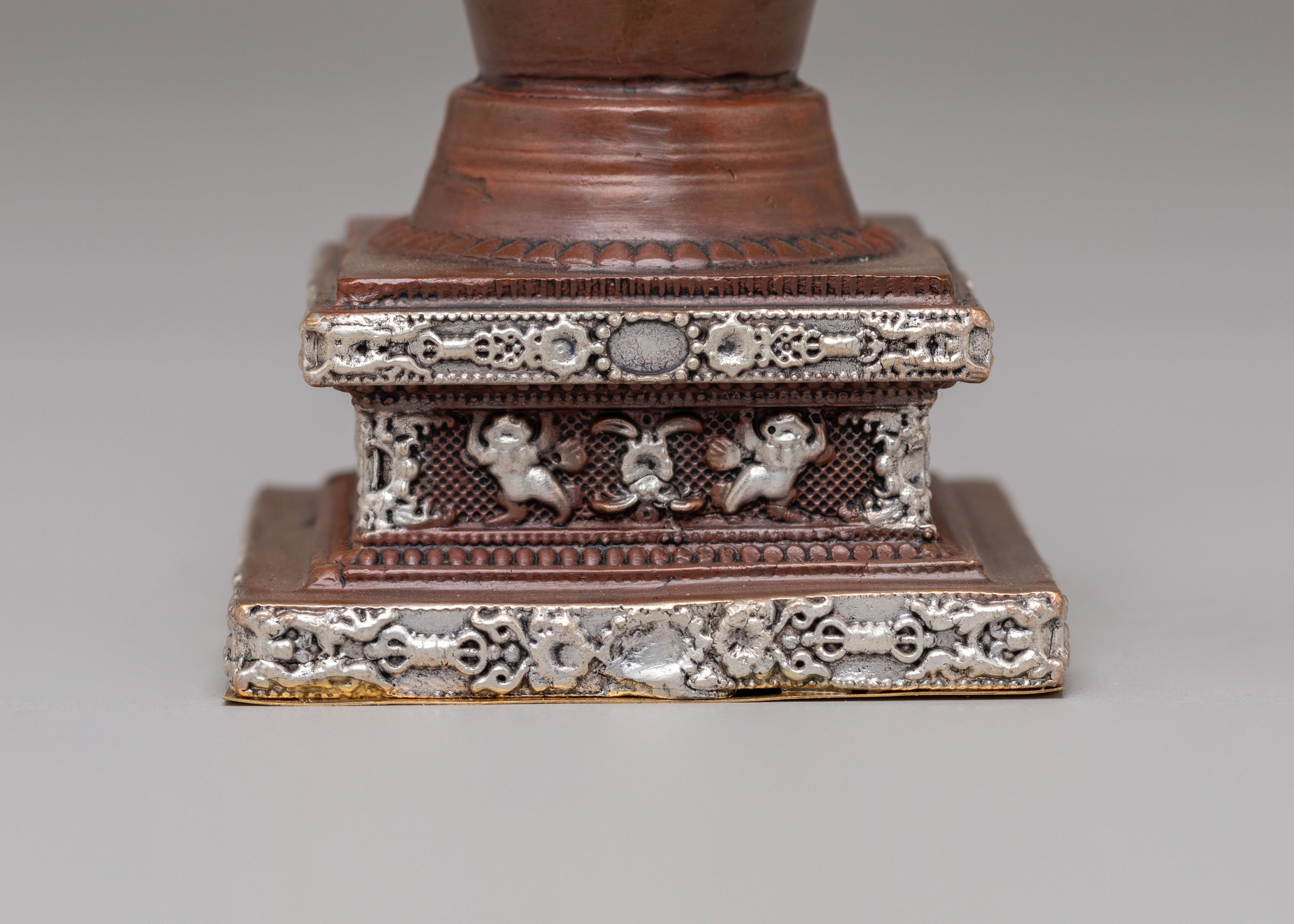 Handcrafted Altar Parinirvana Stupa | Sacred Tibetan Art