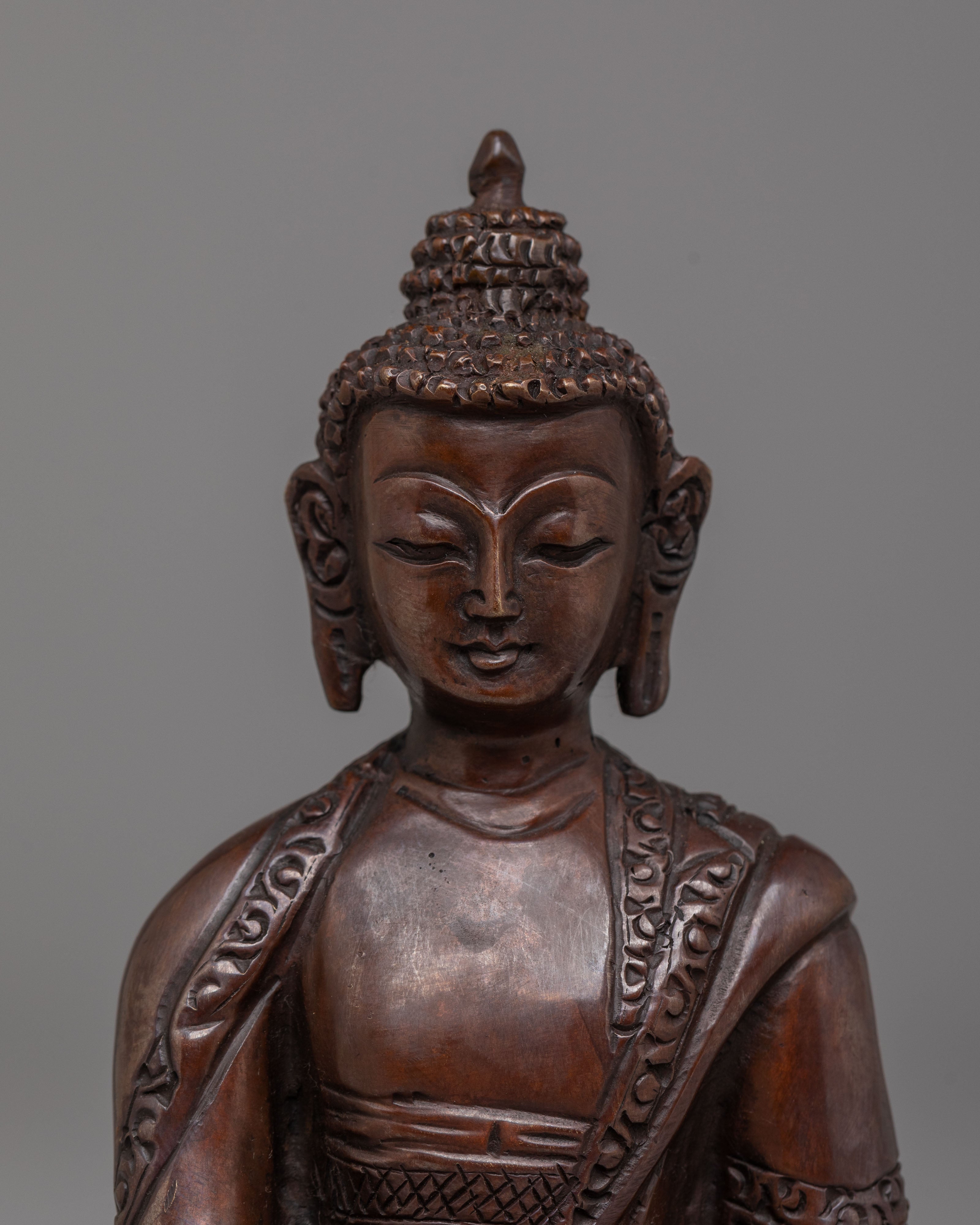 Sacred Tibetan Amitabha Buddha Statue | Symbol of Infinite Light and Compassion