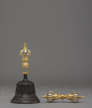 Sacred Traditional Bell and Vajra Set