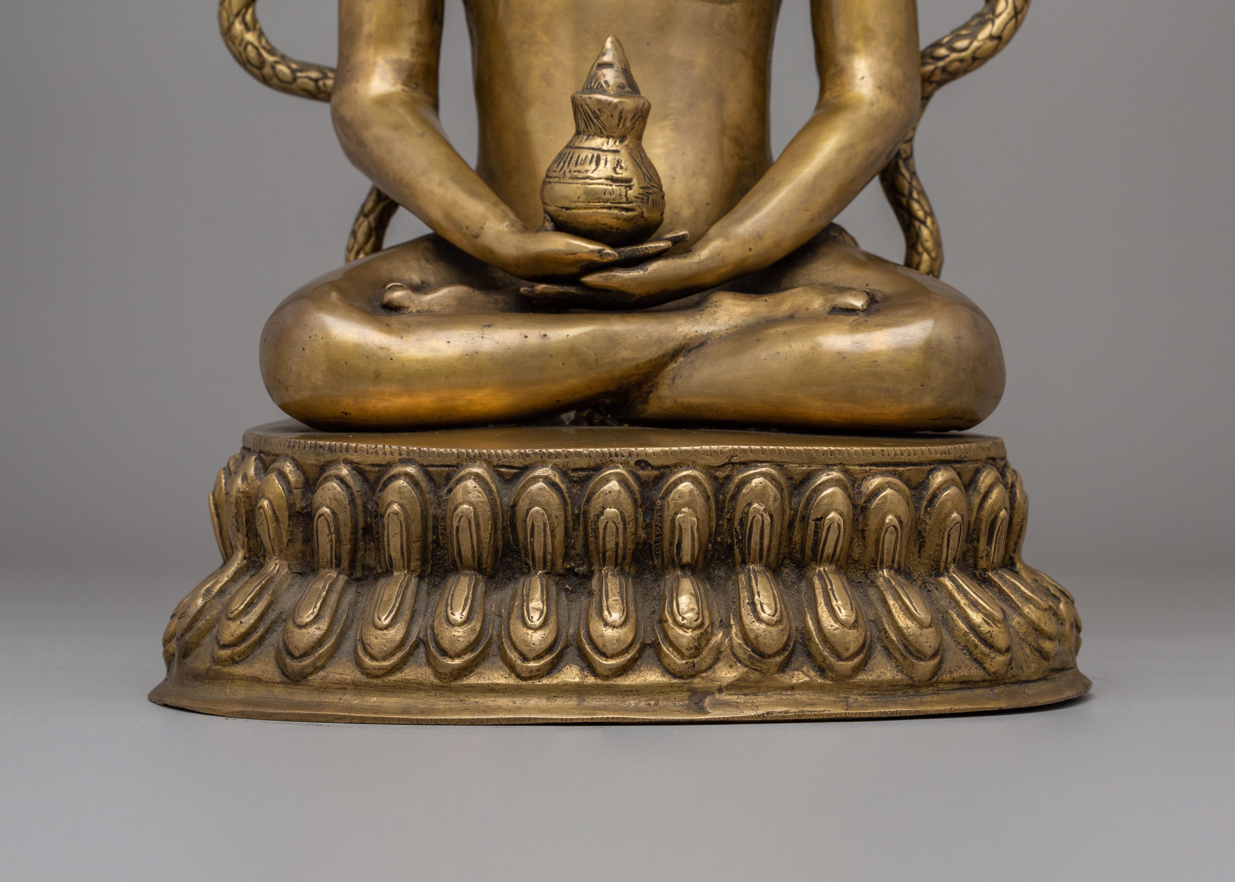 Handcrafted Nagarjuna Statue | Tibetan Buddhist Sculpture