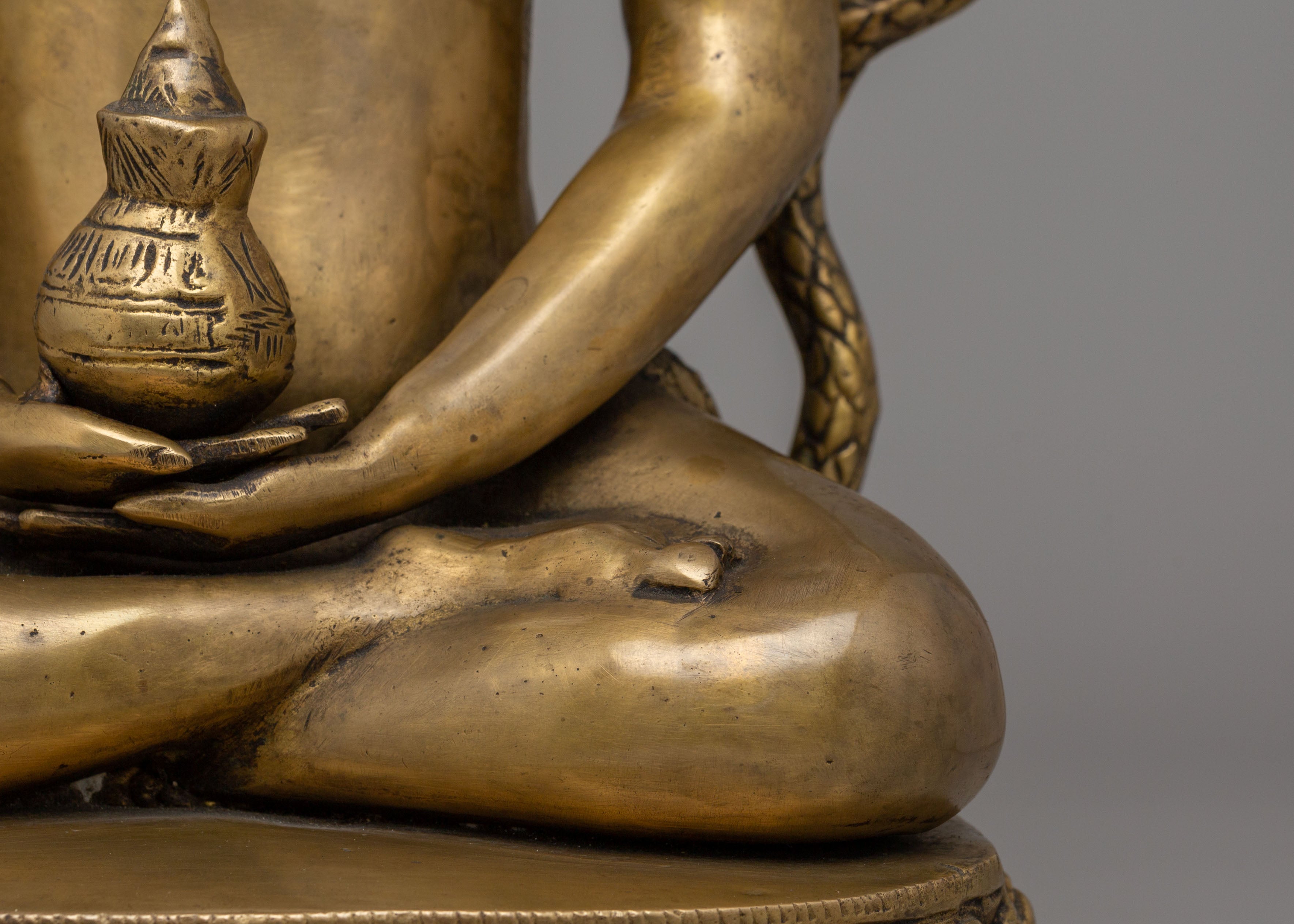 Handcrafted Nagarjuna Statue | Tibetan Buddhist Sculpture