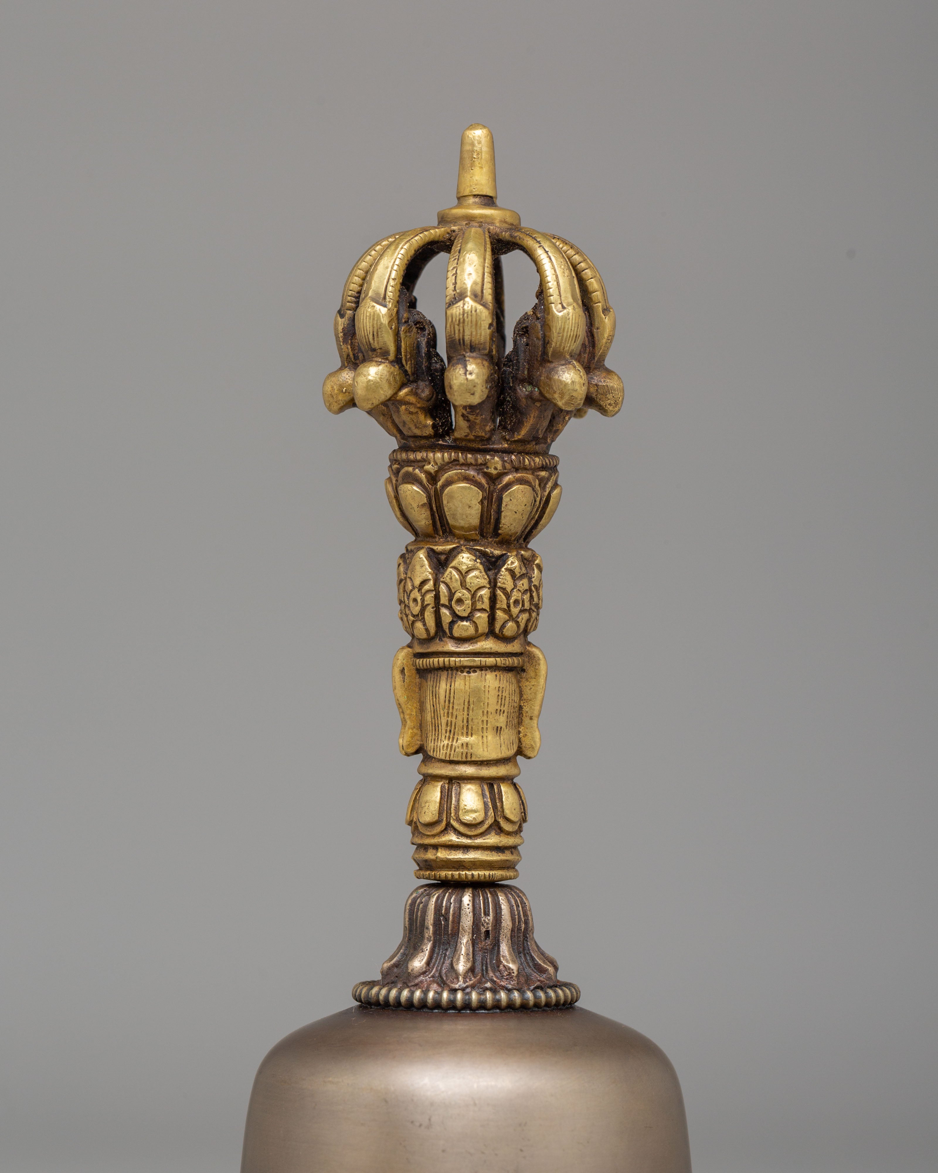 Sacred Vajra and Bell Set for Ritual | Handcrafted Buddhist Meditation Tools