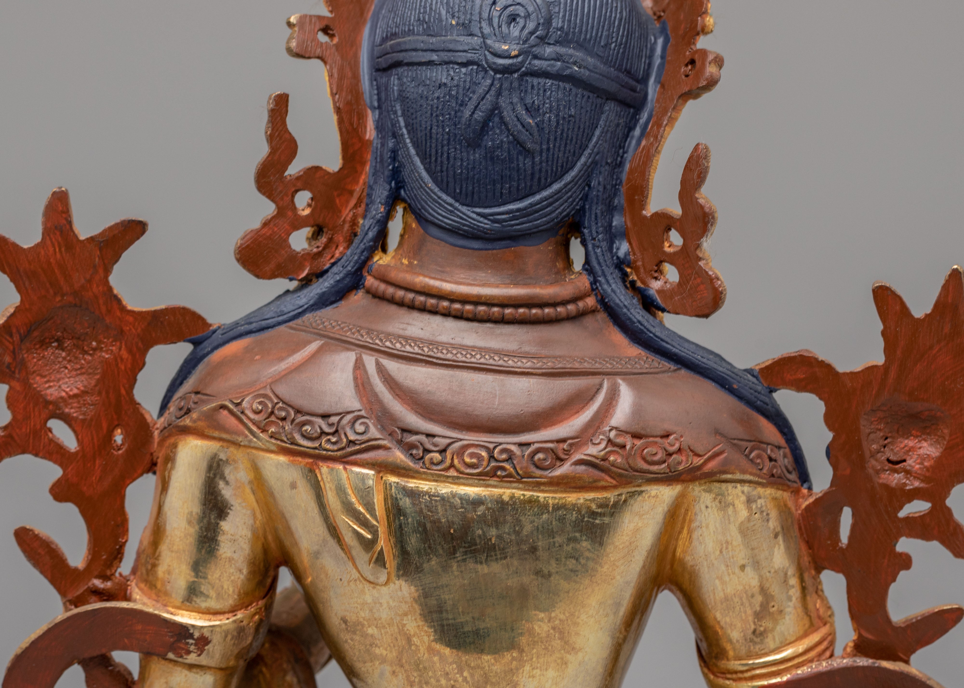 Tibetan White Tara Healing Sculpture | Spiritual Healing Statue