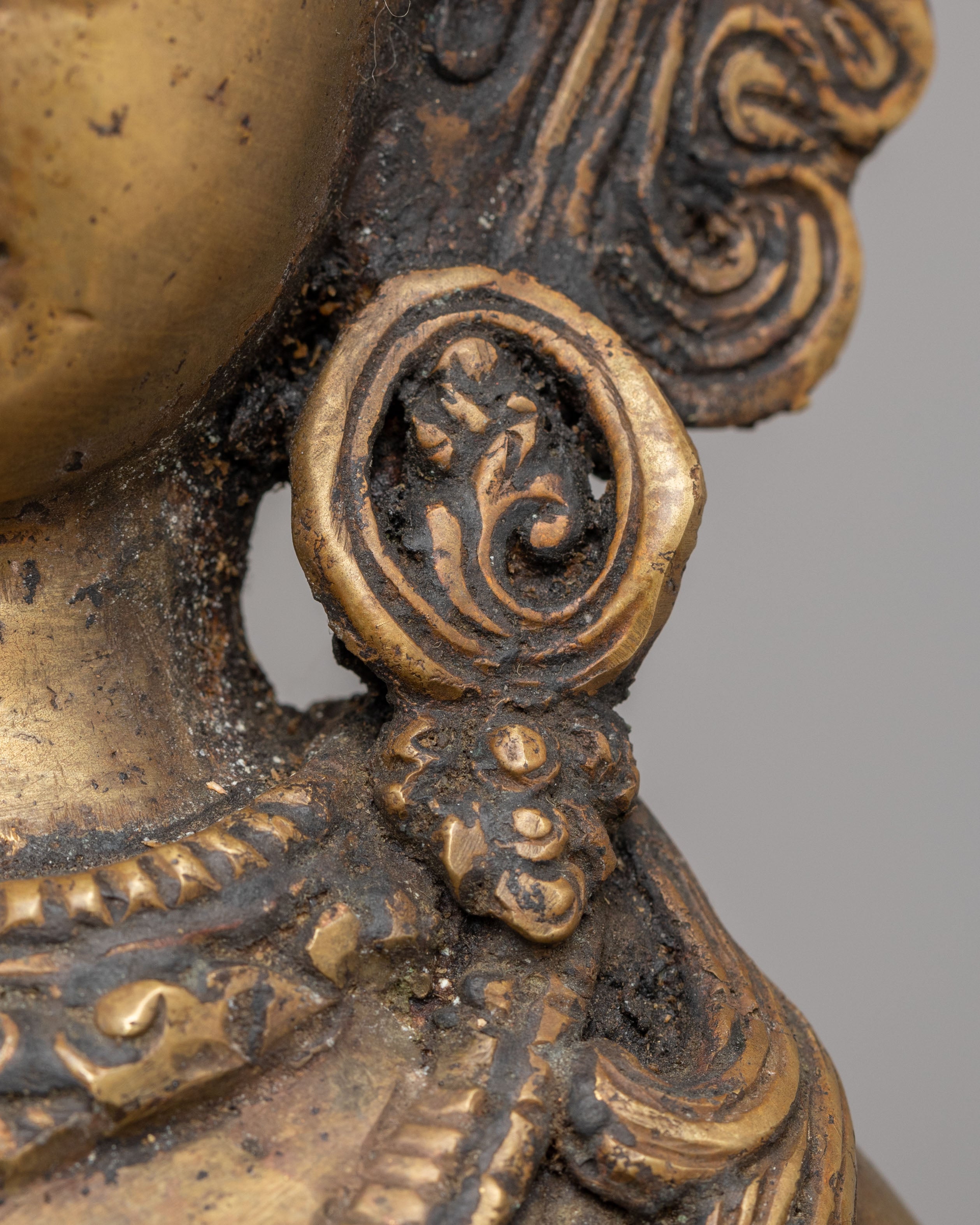 Handmade Saraswati Goddess Statue | Oxidized Copper Goddess of Knowledge