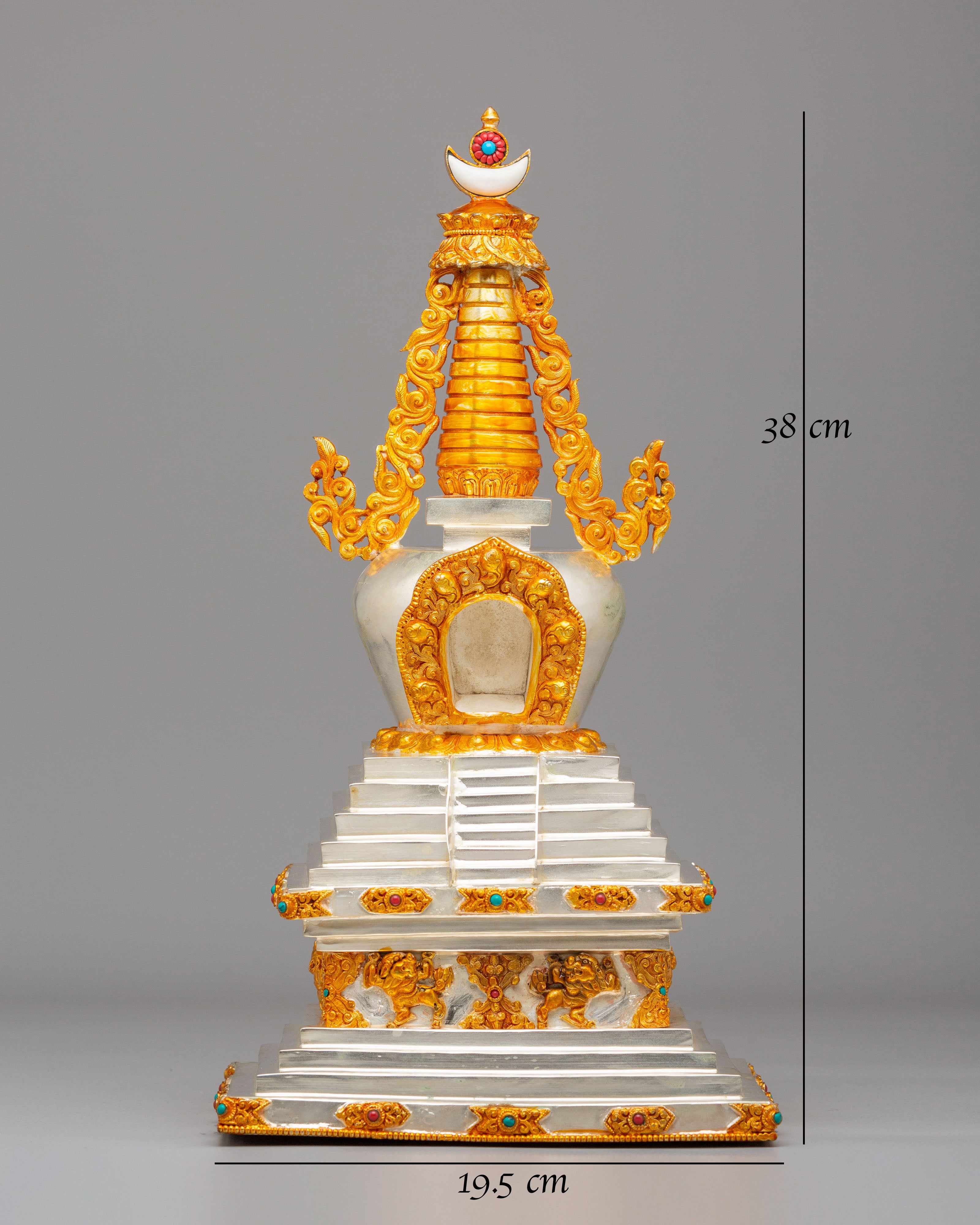 Scared Tibetan Stupa | Handcrafted Buddhist Shrine