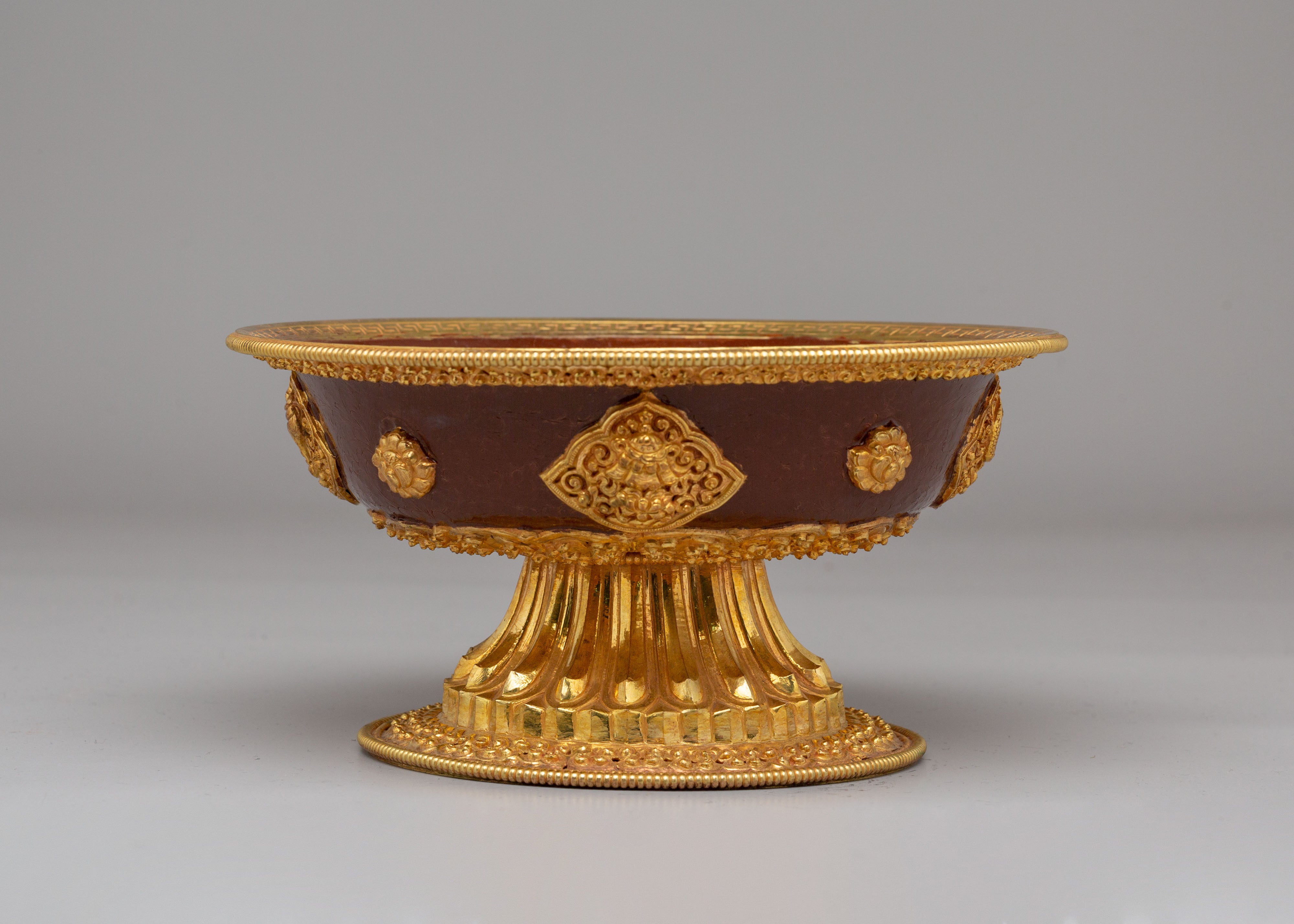Buddhist Serkyem Offering Set for Rituals | Tibetan Ceremonial Vessel