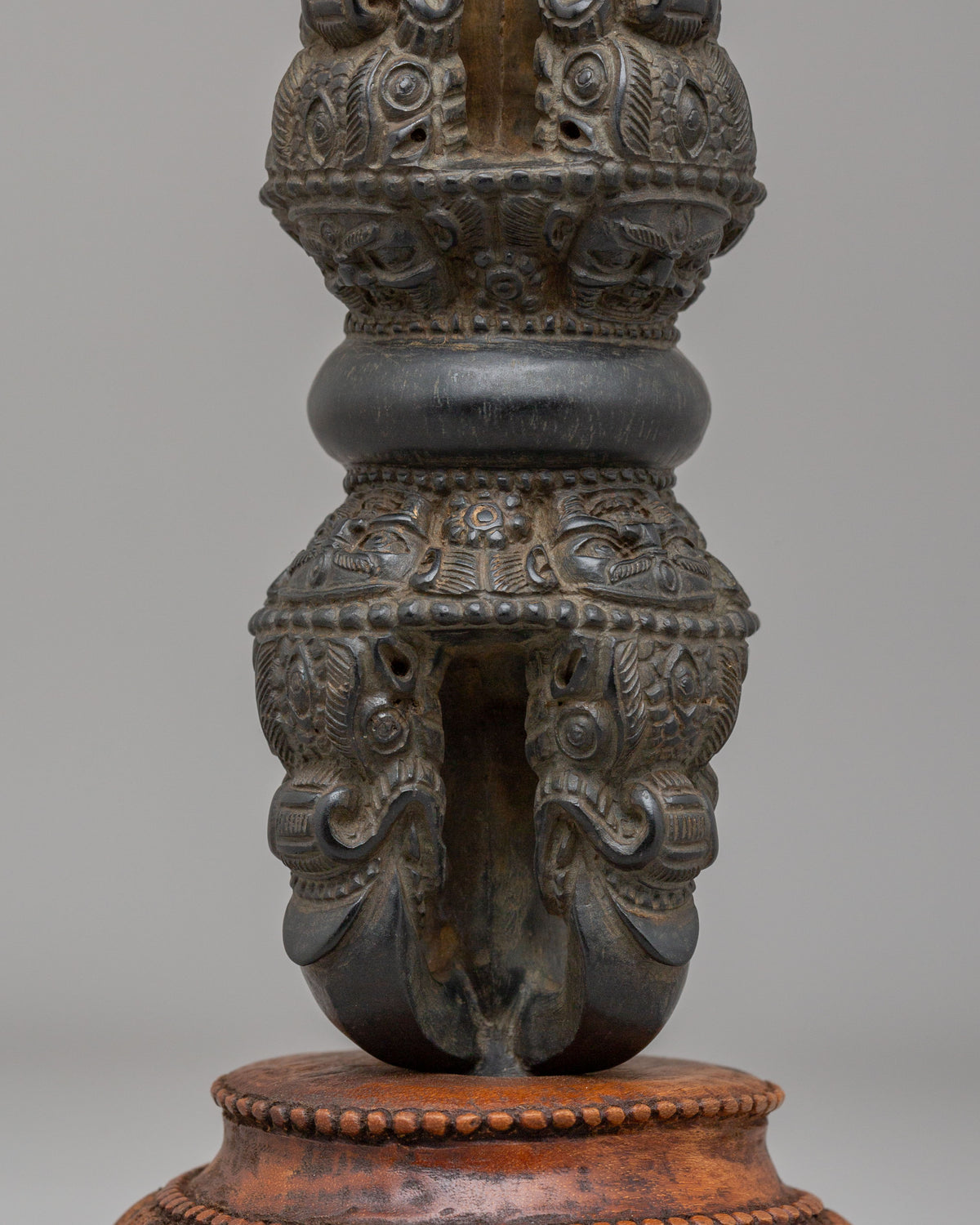 Vajrayana Dorje Ritual Tool | Handcarved Stone Ritual Object