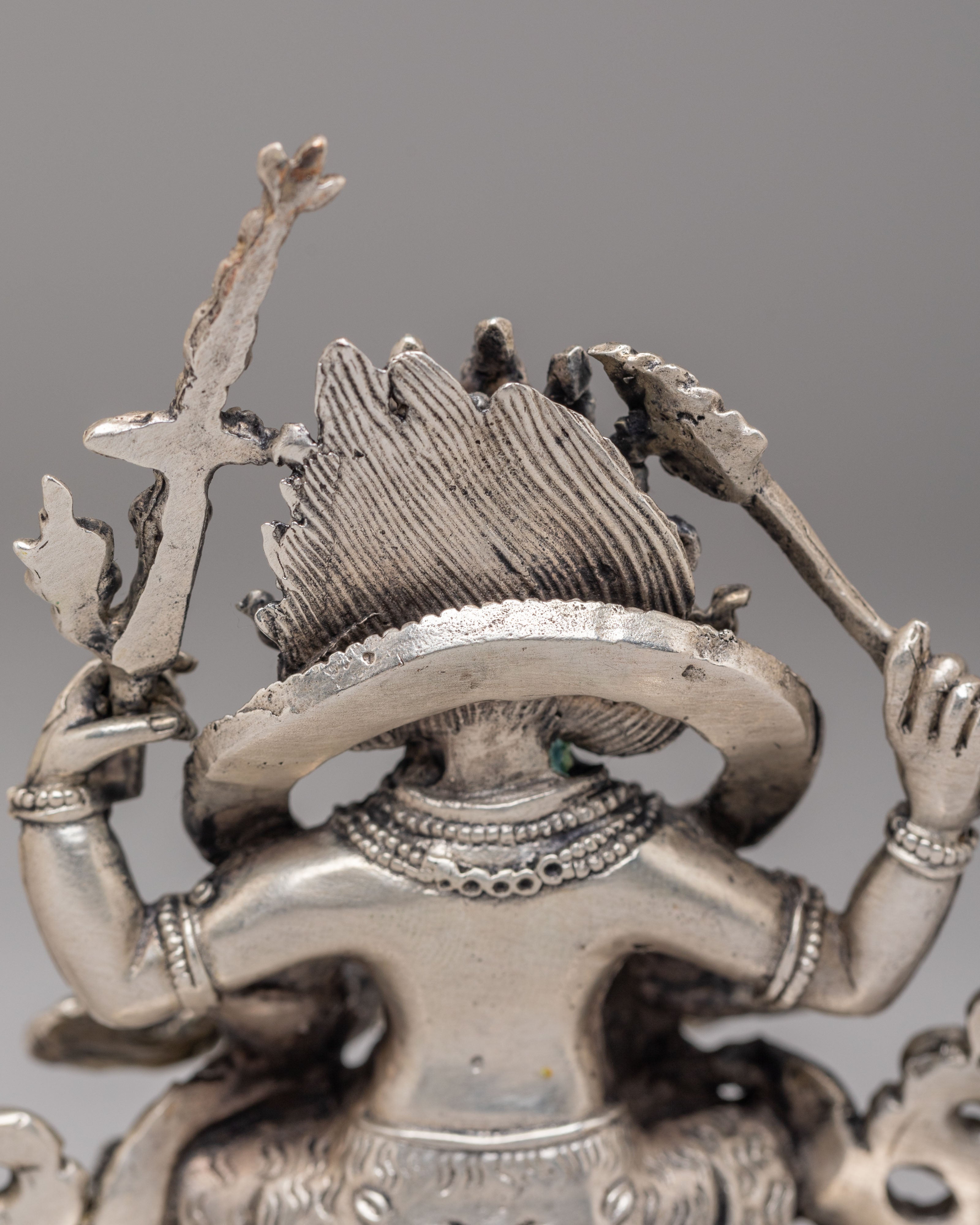 Four-Armed Mahakala Statue | The Protector Deity of Tibetan Buddhism