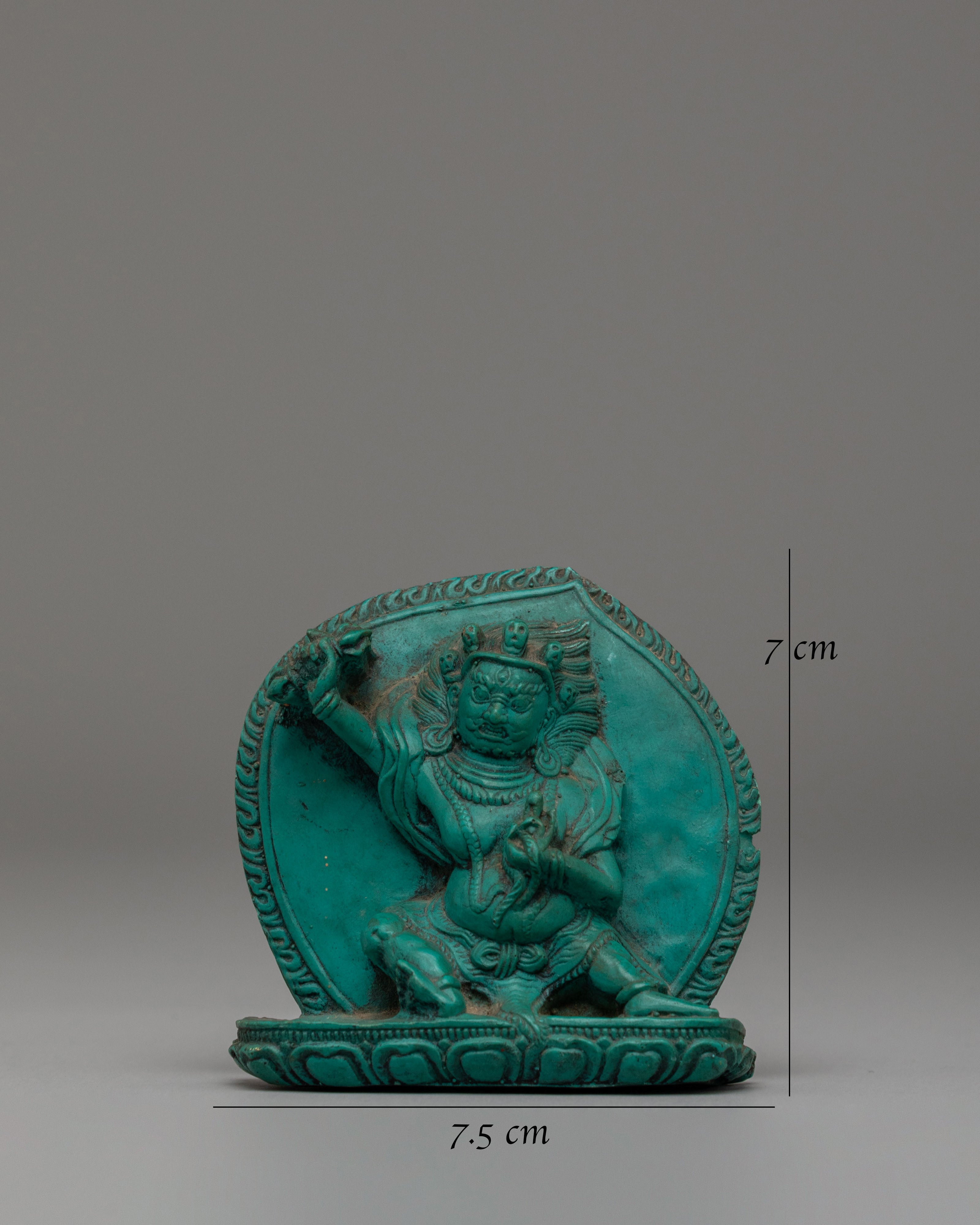 Sacred Vajrapani Ritual Sculpture | Handcrafted Tibetan Artwork