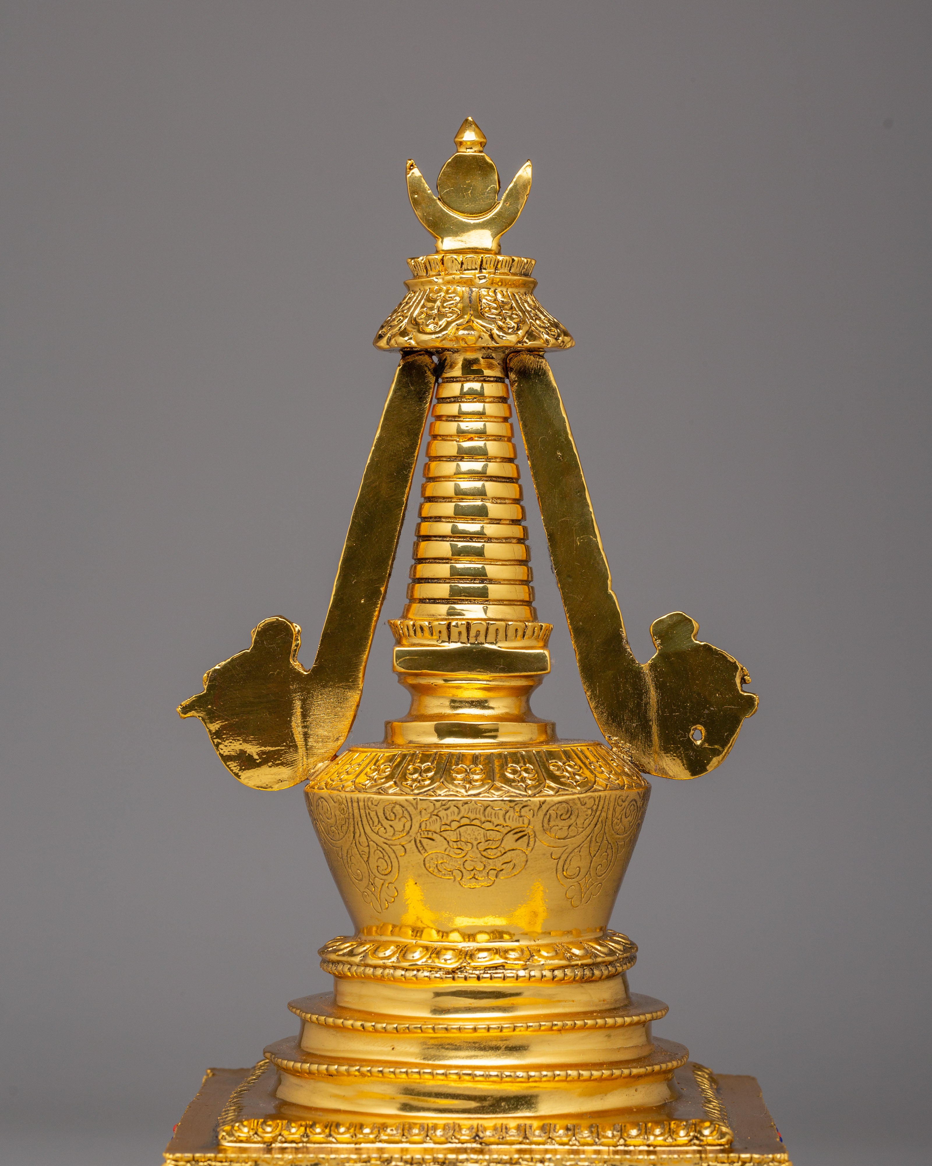 Spiritual Namgyal Chorten Stupa | Tibetan Copper Stupa for Spiritual Practice