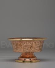 Auspicious Symbol Offering Bowl