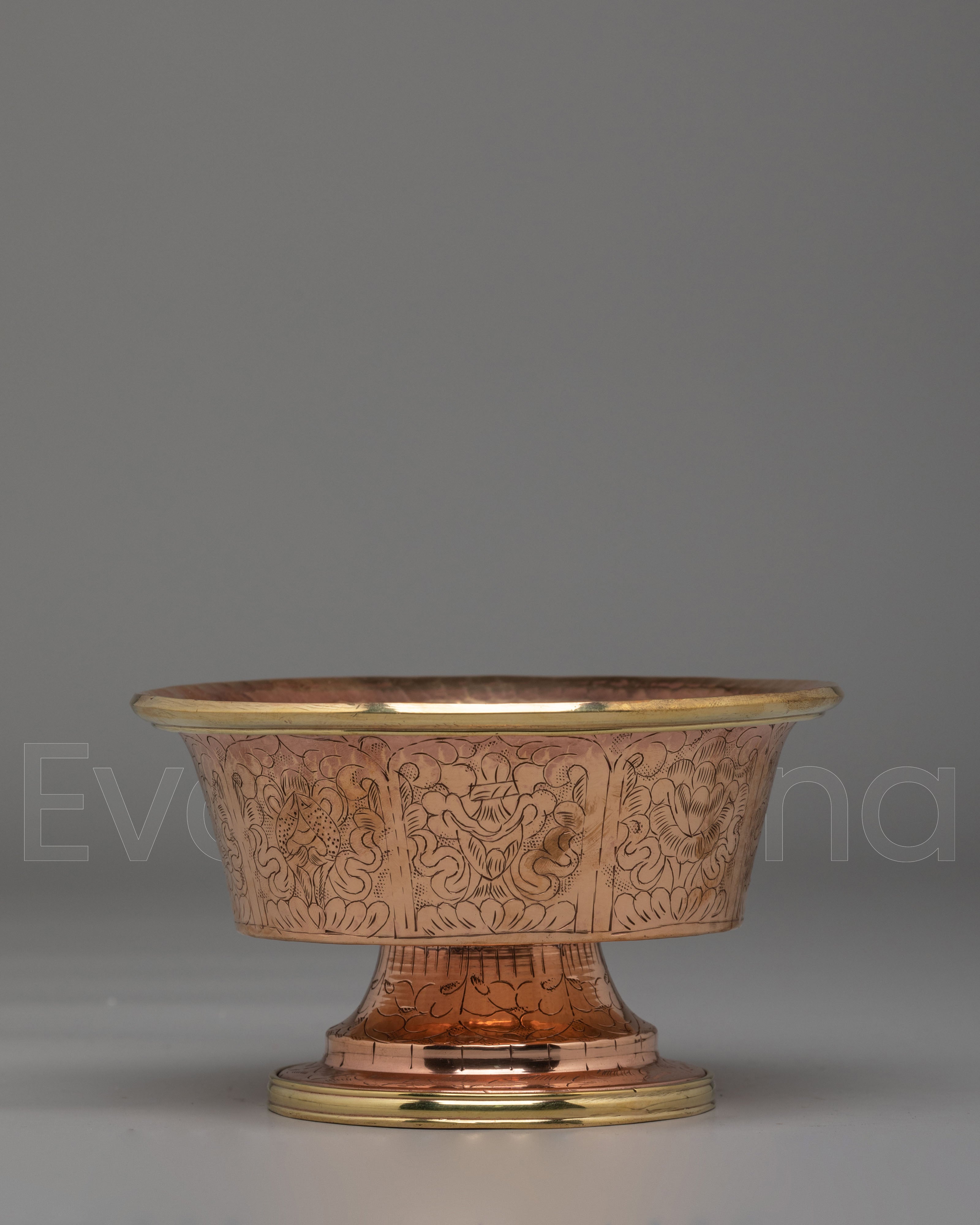 Auspicious Symbol Offering Bowl