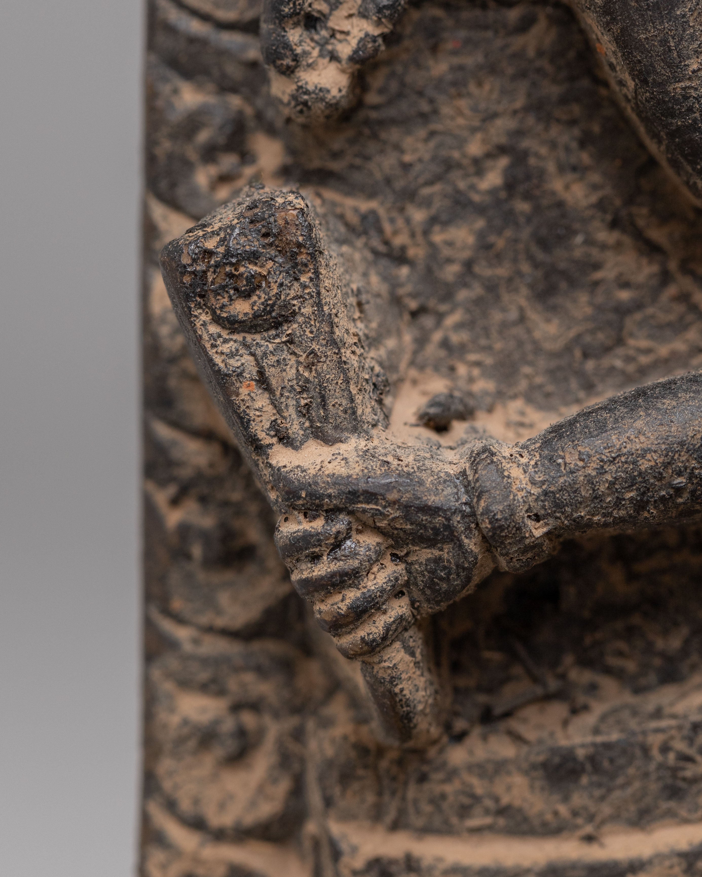 Traditional Vasudhara Wealth Deity Statue | Tibetan Stone Sculpture