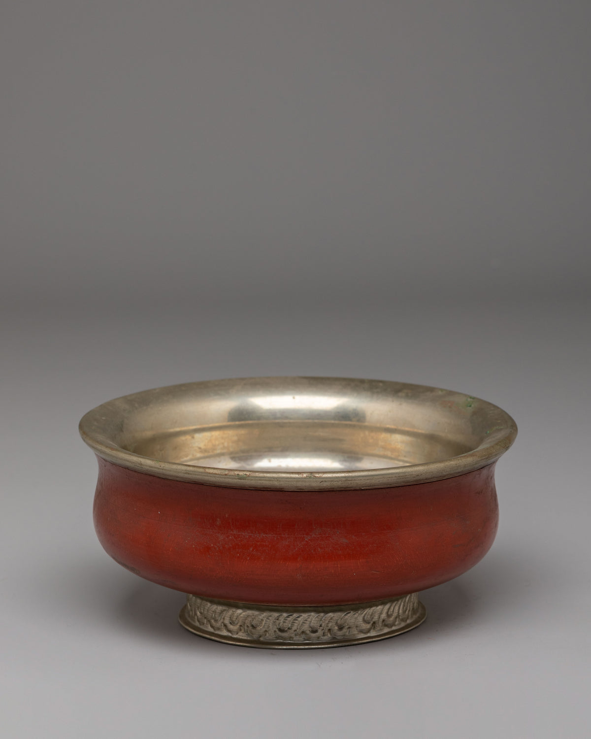 Sacred Tibetan Ritual Offering Bowl | Spiritual Decor for Meditation