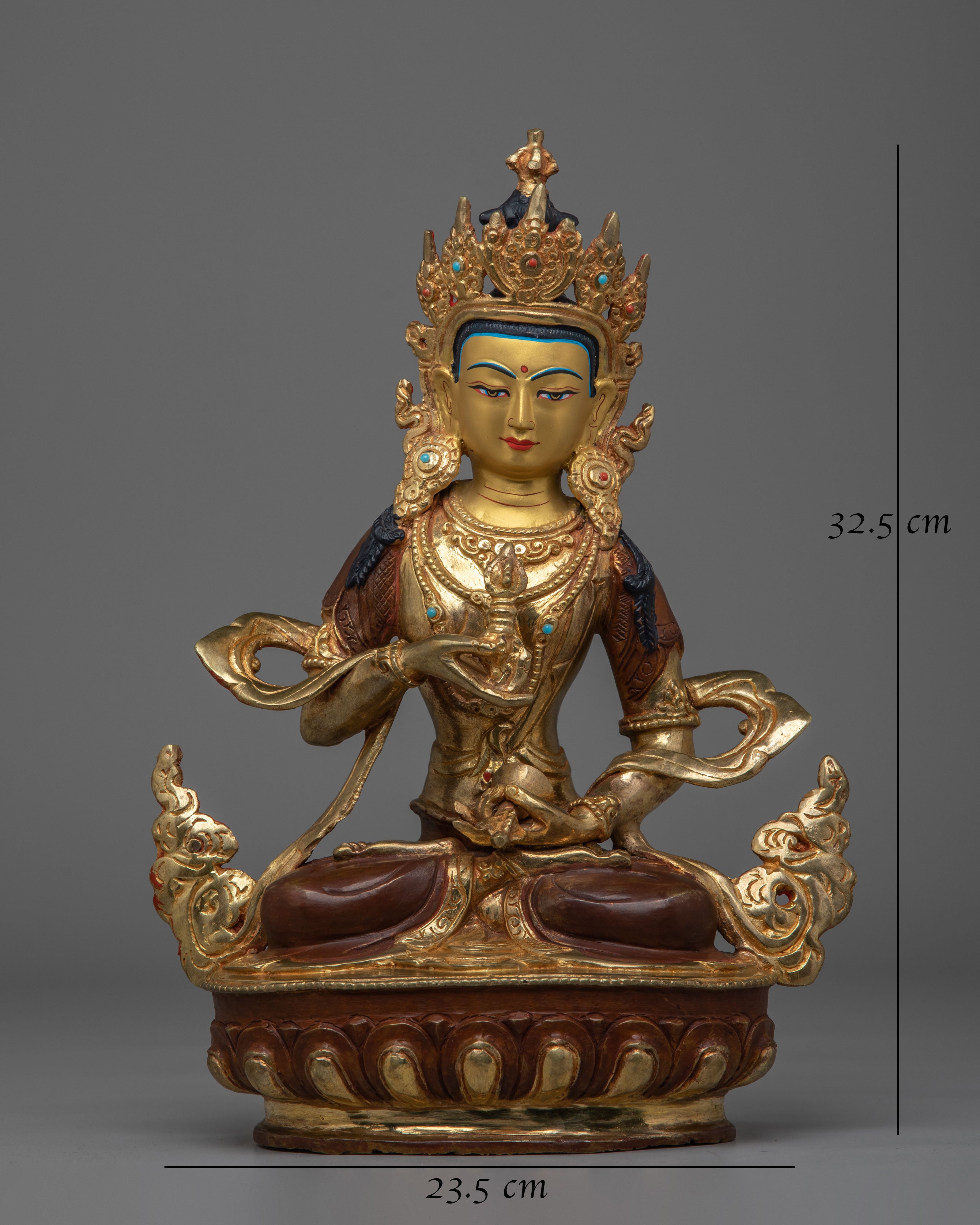 Sacred Vajrasattva Buddha Purification Statue | Tibetan Buddhist Artwork