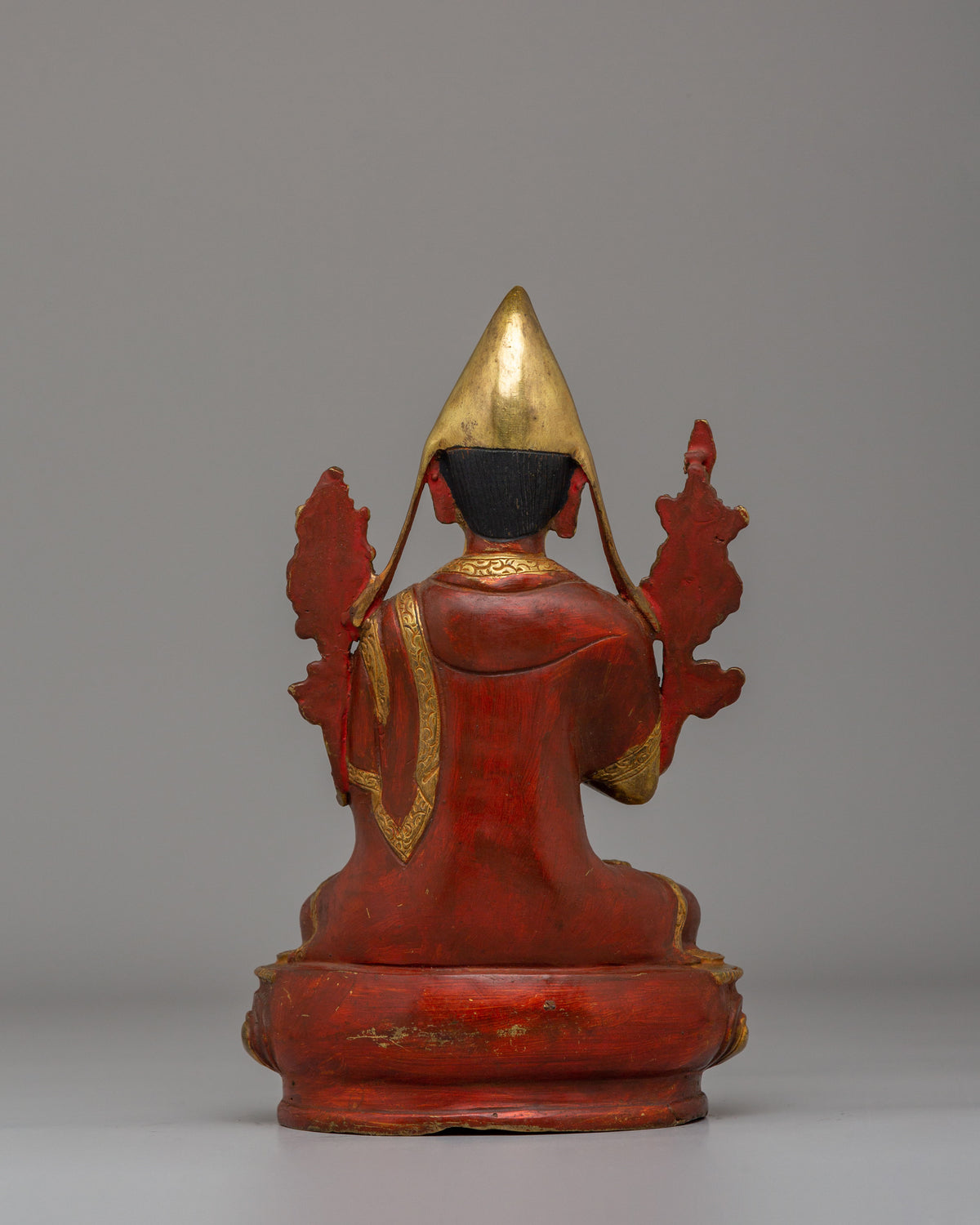 Handcrafted Tsongkhapa Set Statue | Tibetan Buddhist Master