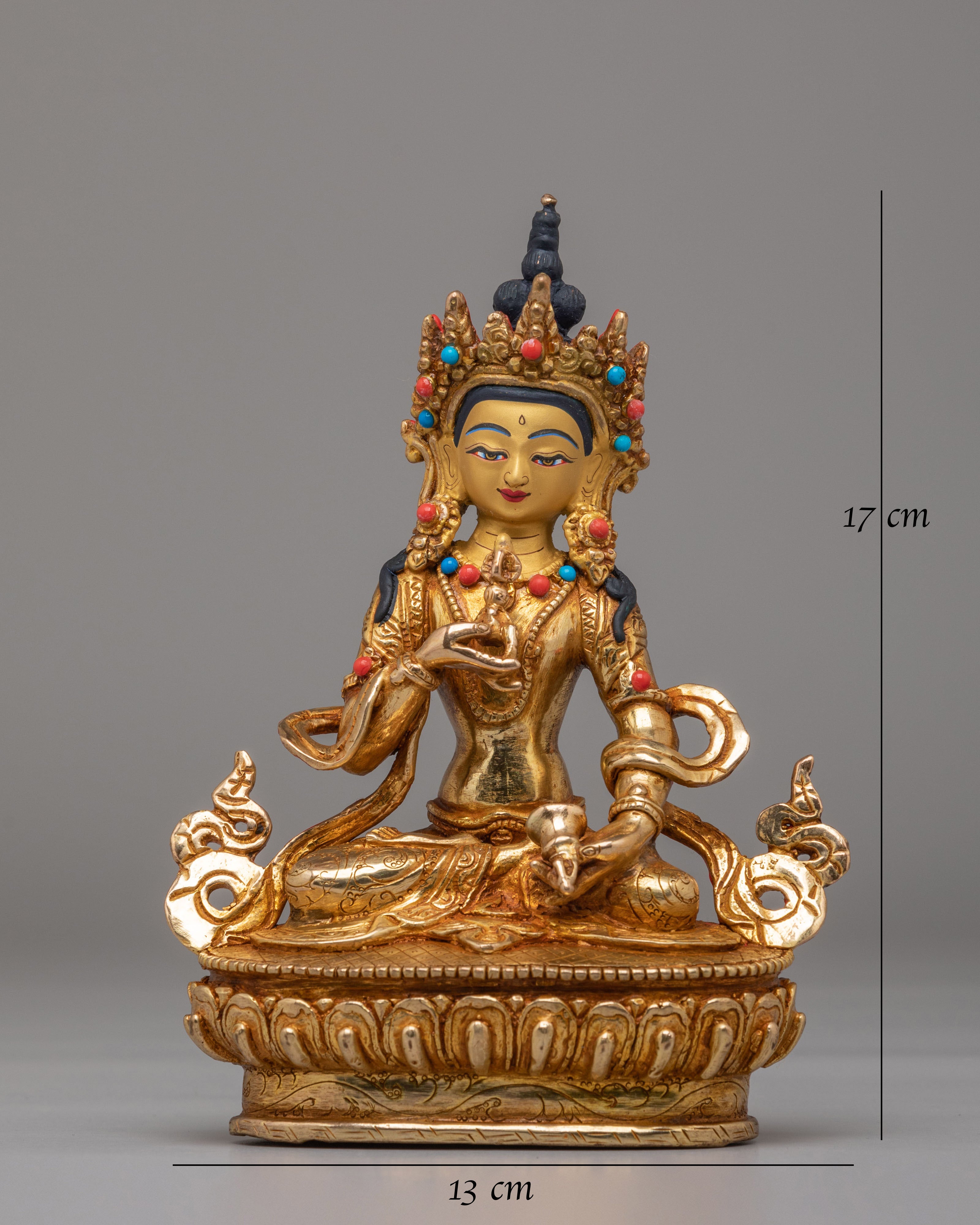 Tibetan Vajrasattva Statue for Purification | Handcrafted Buddhist Sculpture
