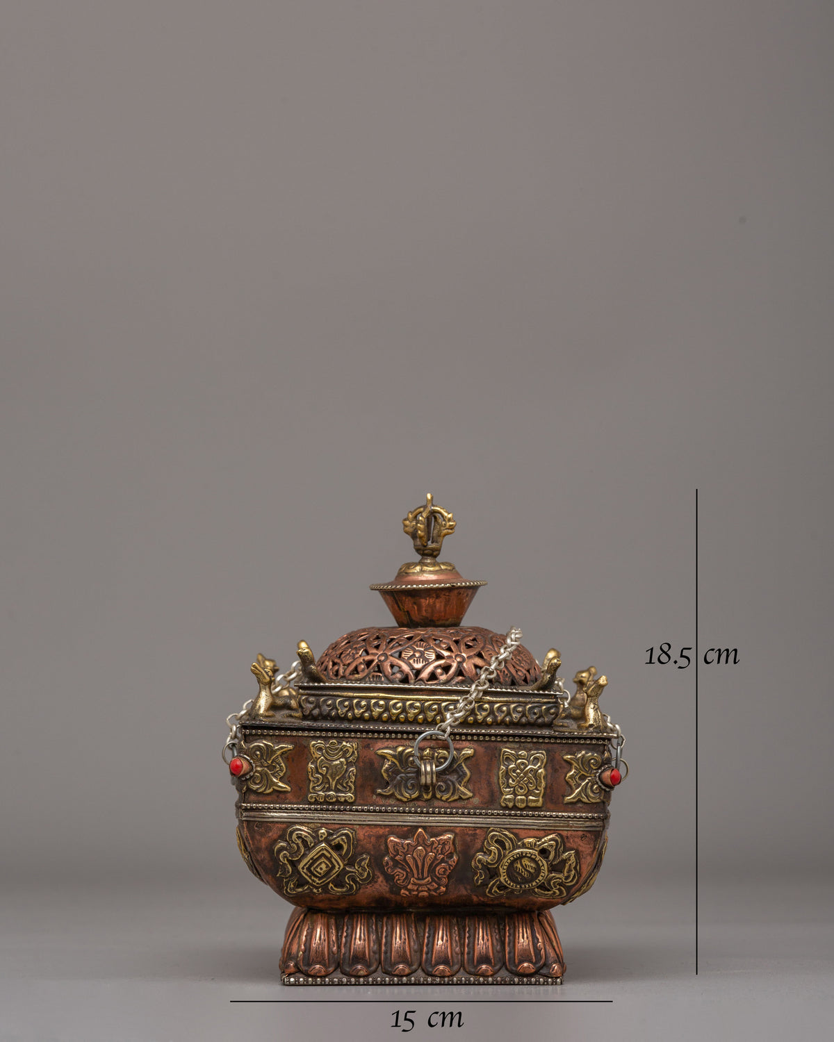 Buddhist Incense Burner For Ritual Offerings | Sacred Tibetan Altar