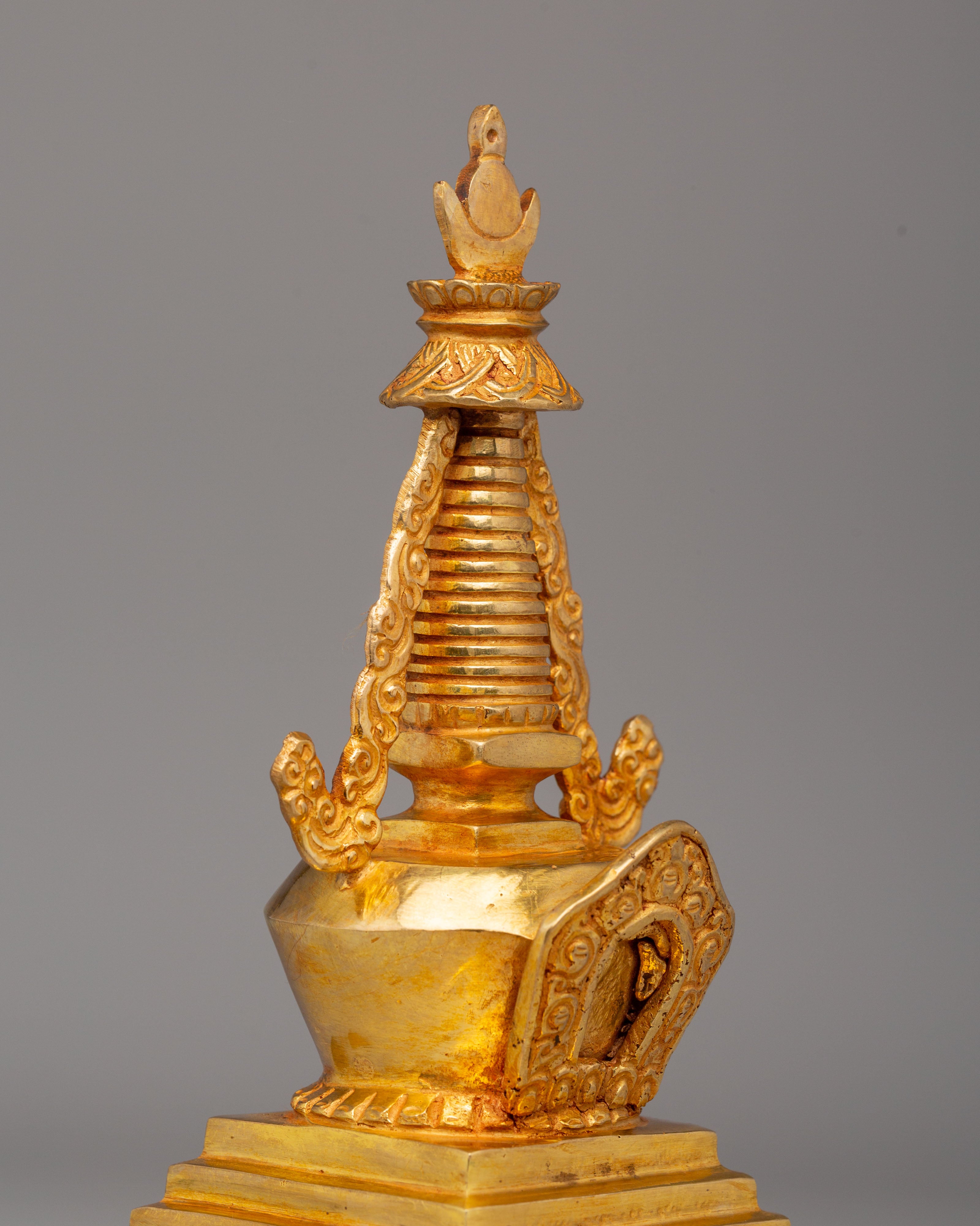Handmade Sacred Stupa | Traditional Tibetan Artwork