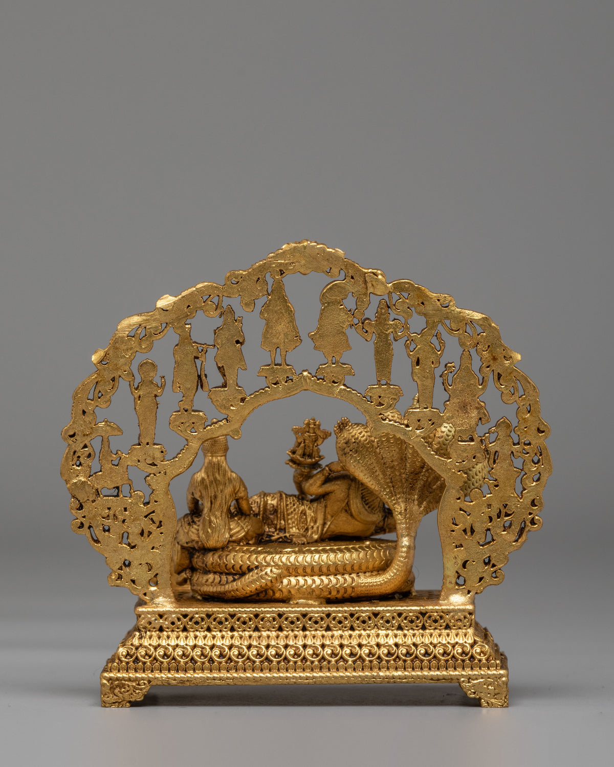 Traditional Bishnu Statue | Handcrafted Himalayan Artwork