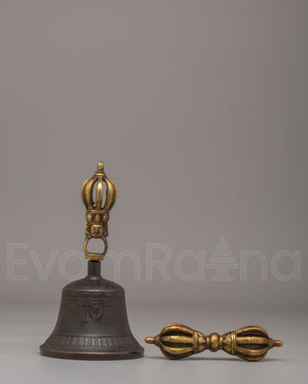 Himalayan Altar Vajra and Bell Set