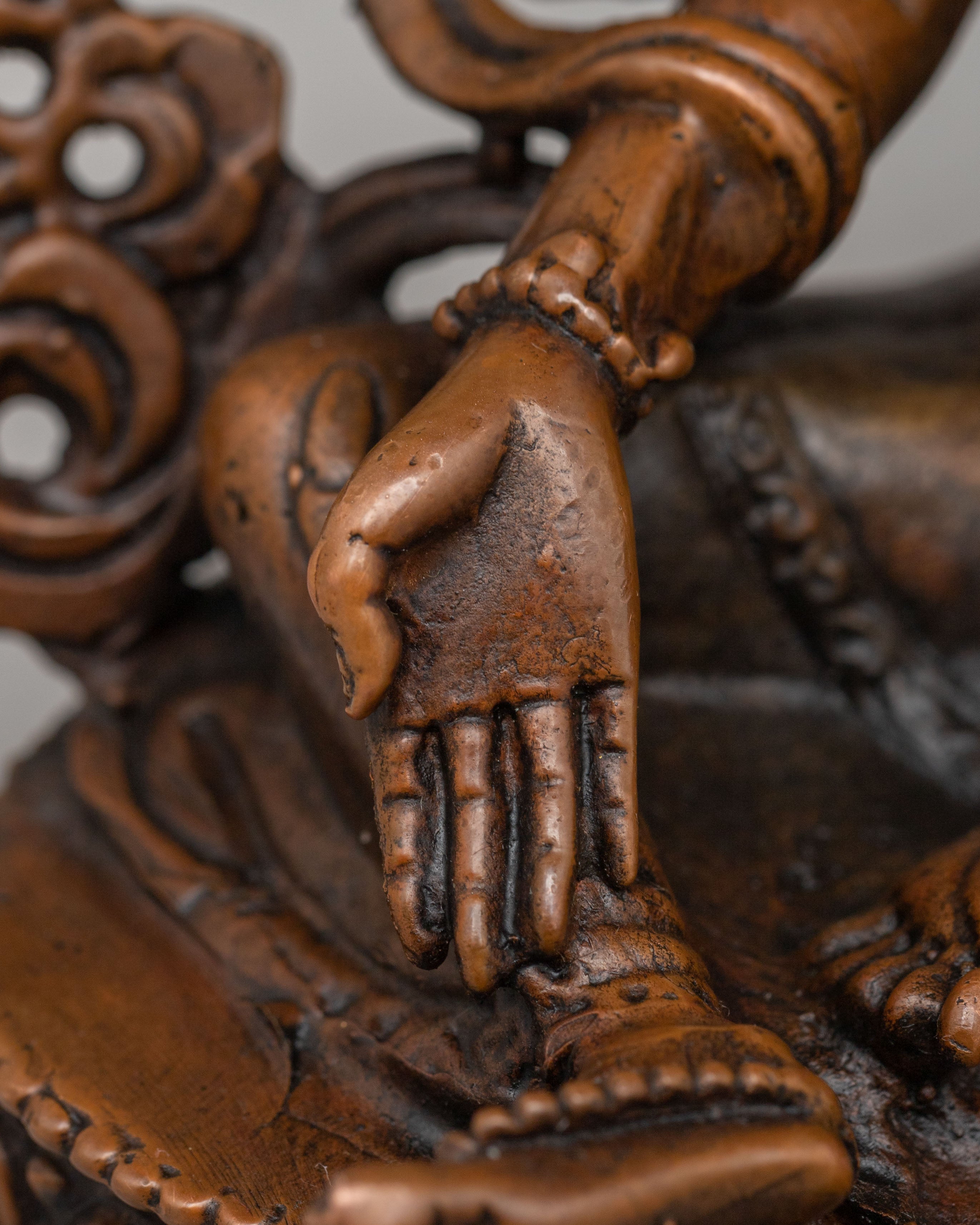 Vasudhara Statue for Wealth | Handcrafted Tibetan Wealth Deity Figurine