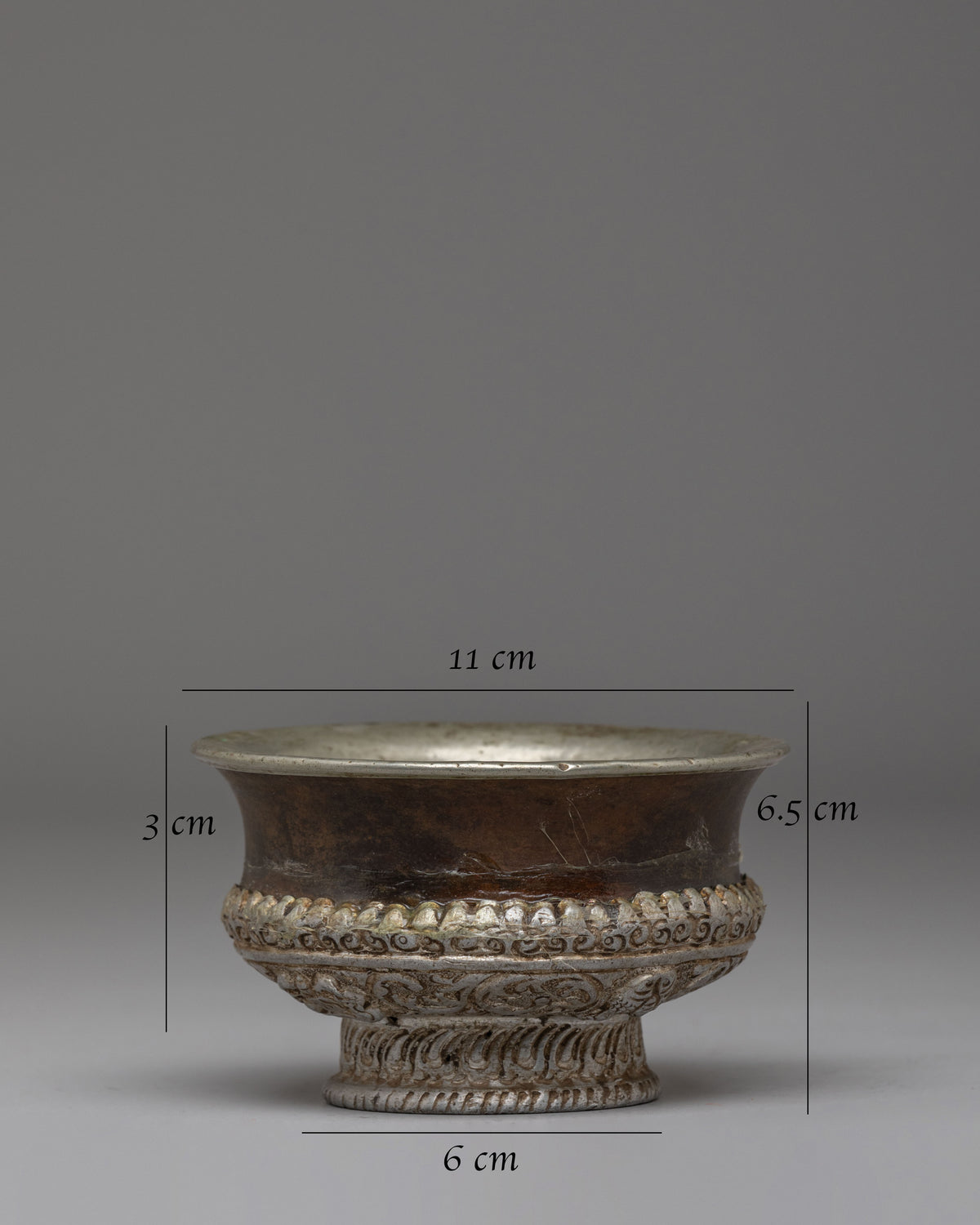 Ceremonial Offering Bowl | Handcrafted Tibetan Ritual Bowls