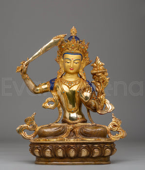 Manjushri Handmade Copper Statue