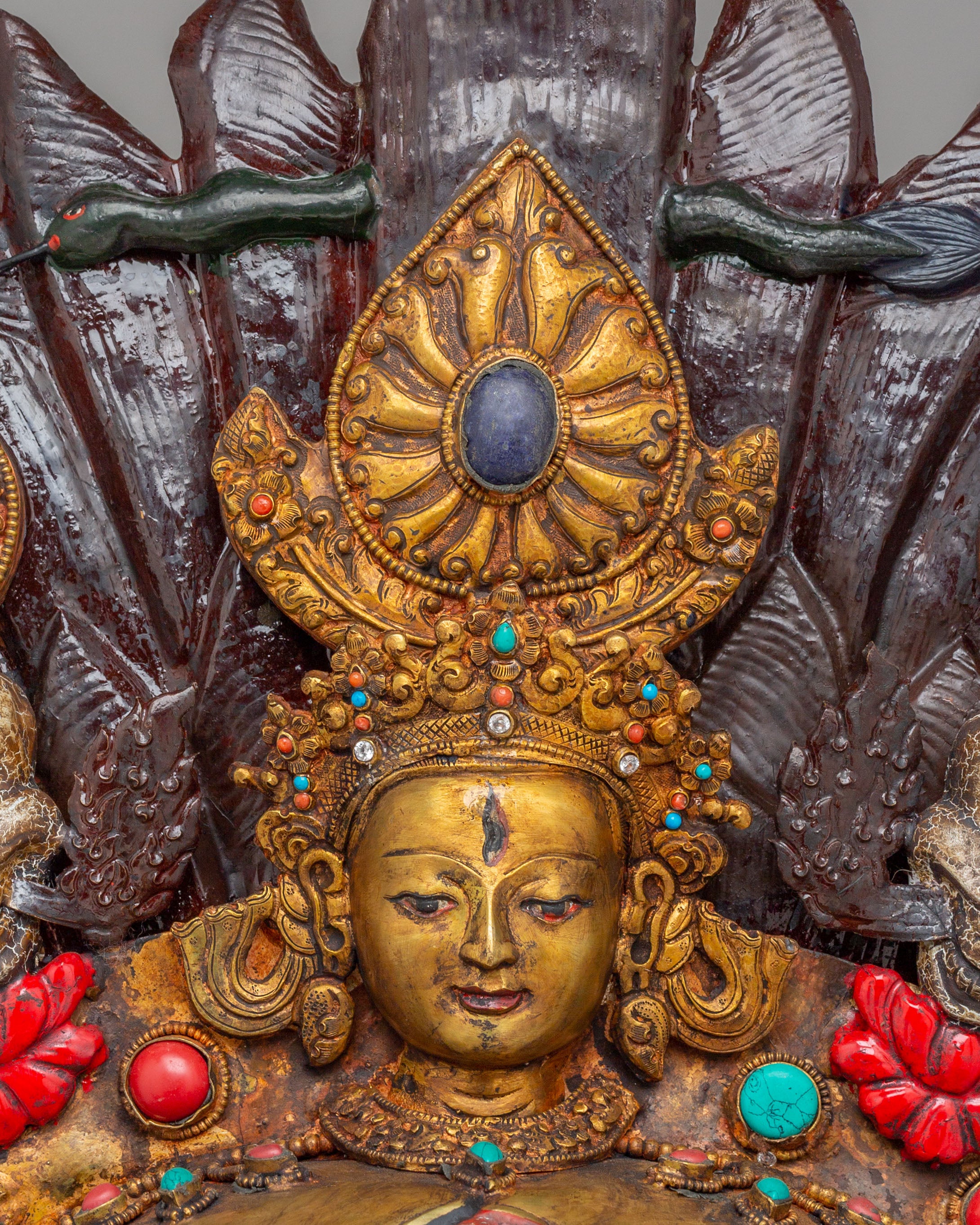Sacred Mahakala Wall Hanging | Tibetan Wrathful Deity