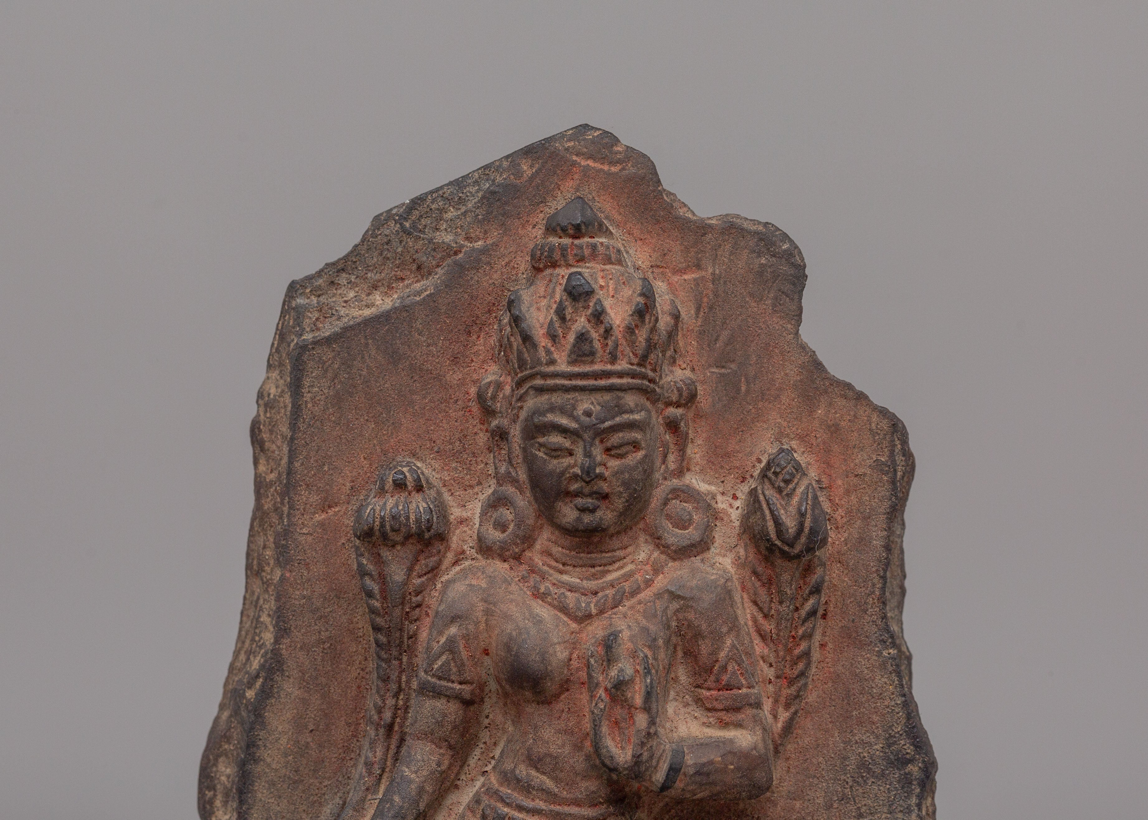 Traditional Buddhist Tara Sculpture | Stone Deity Carving