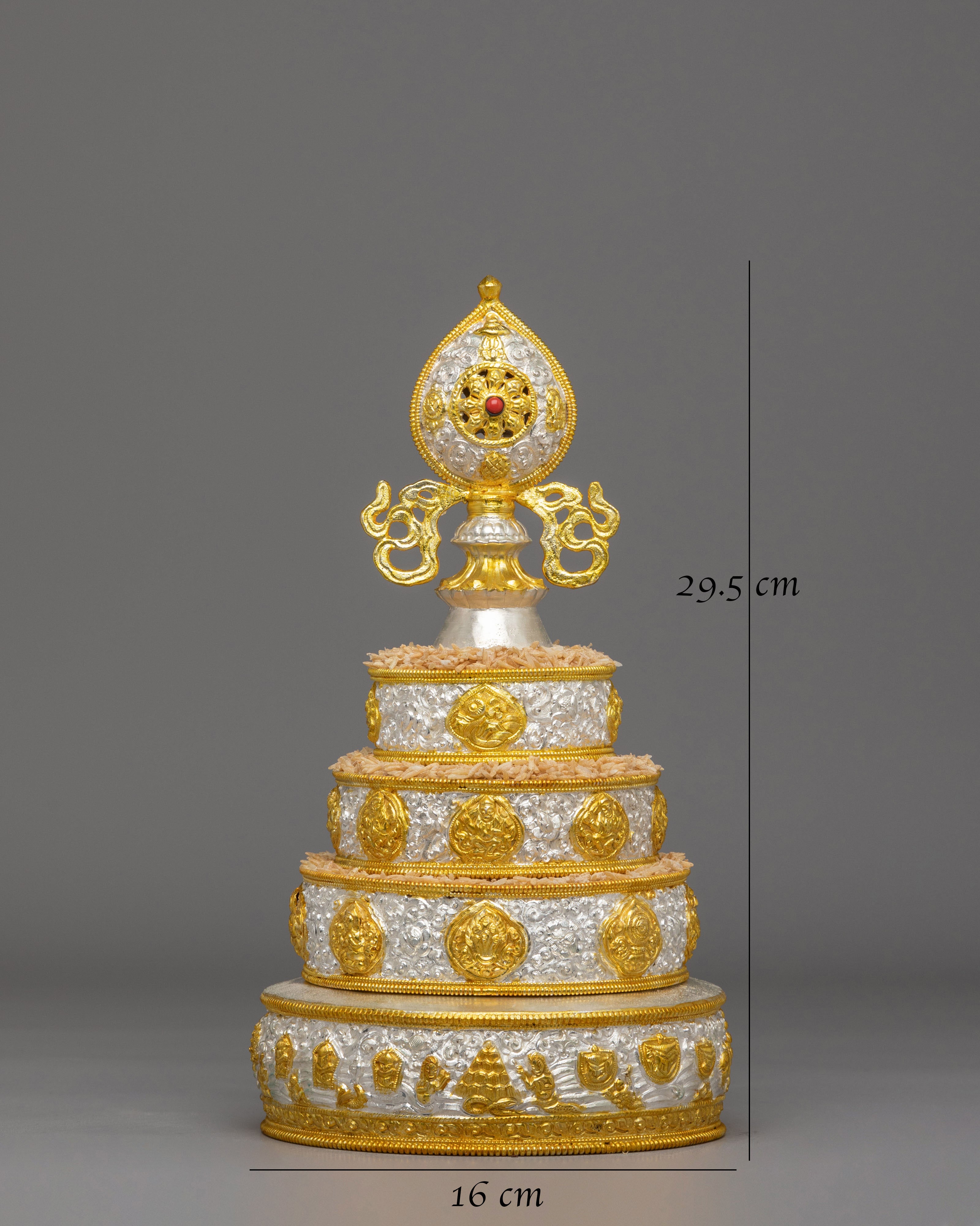 Tibetan Buddhist Mandala Offering Set | Meditation & Puja Practice