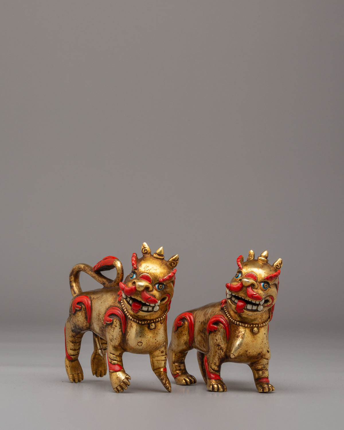 Handcrafted Lion Set for Decor | Perfect for Home and Office
