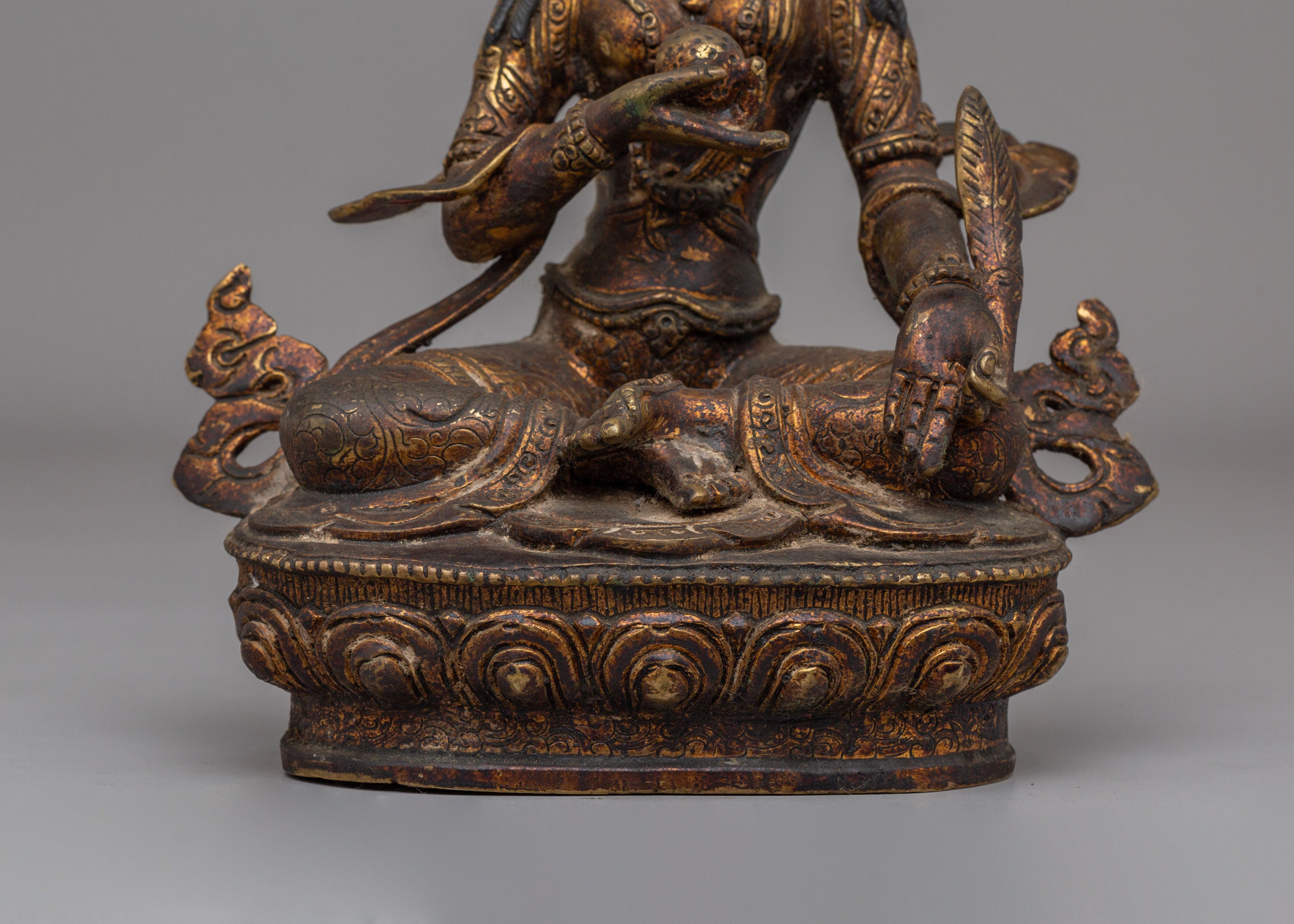 Vajrayana Ksitigarbha Protector Buddha Statue | Guardian of the Earth