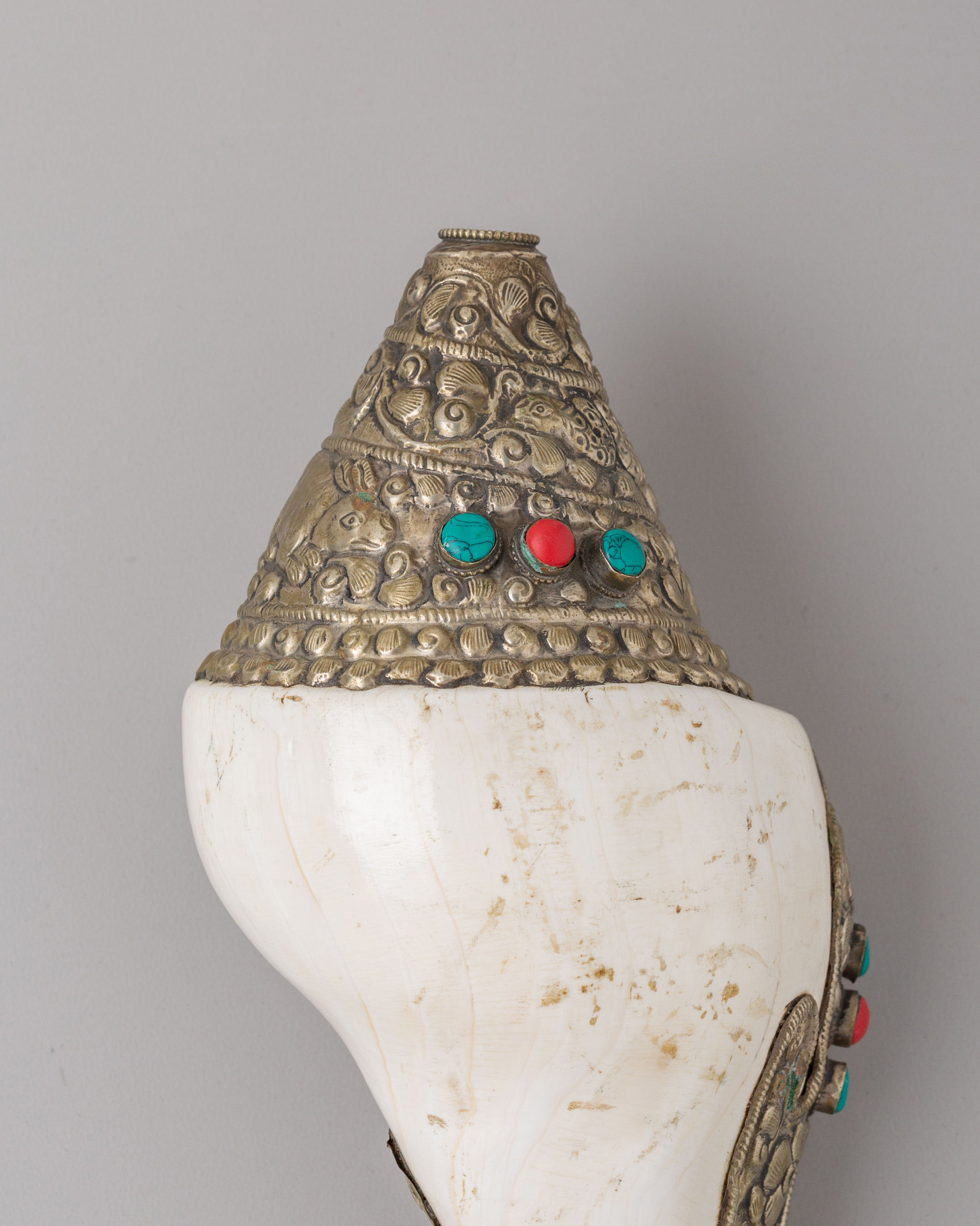 Handmade Decorative Shankha Conch | Ritual Shell for Altar and Home Decor