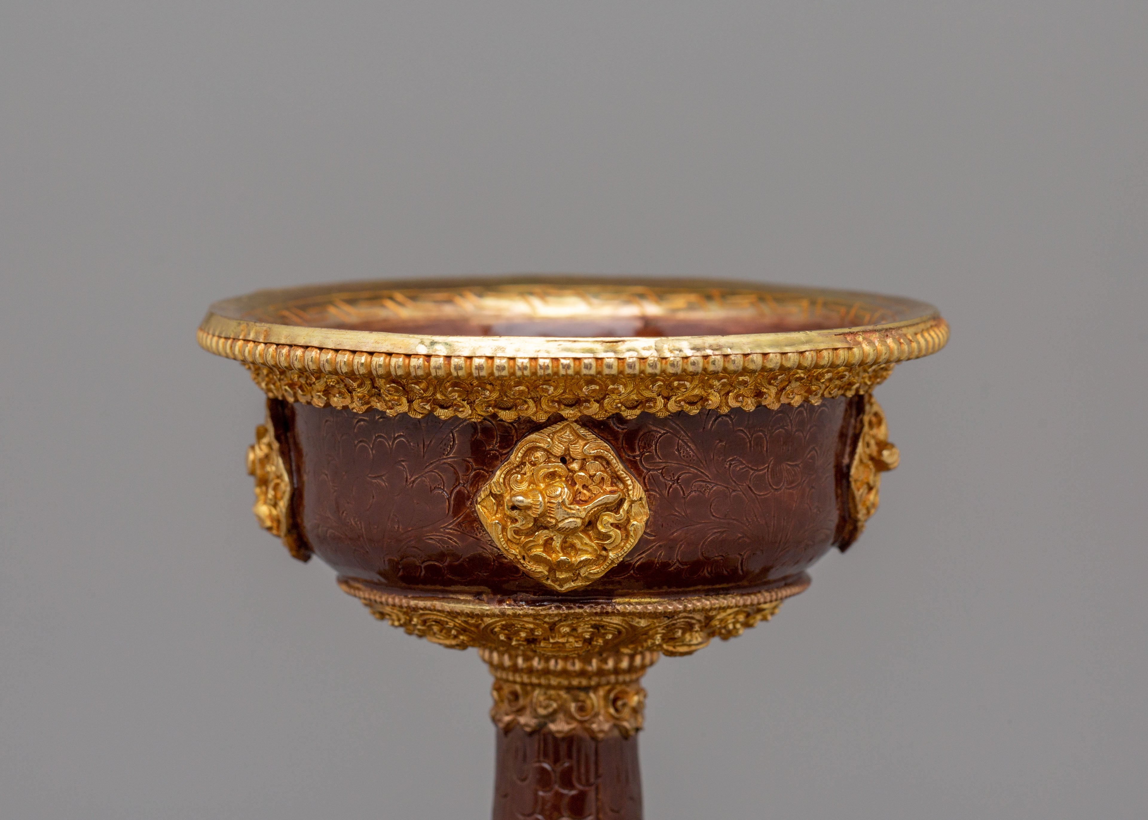 Tibetan Serkyem Set for Ritual Use | Buddhist Offering Bowl
