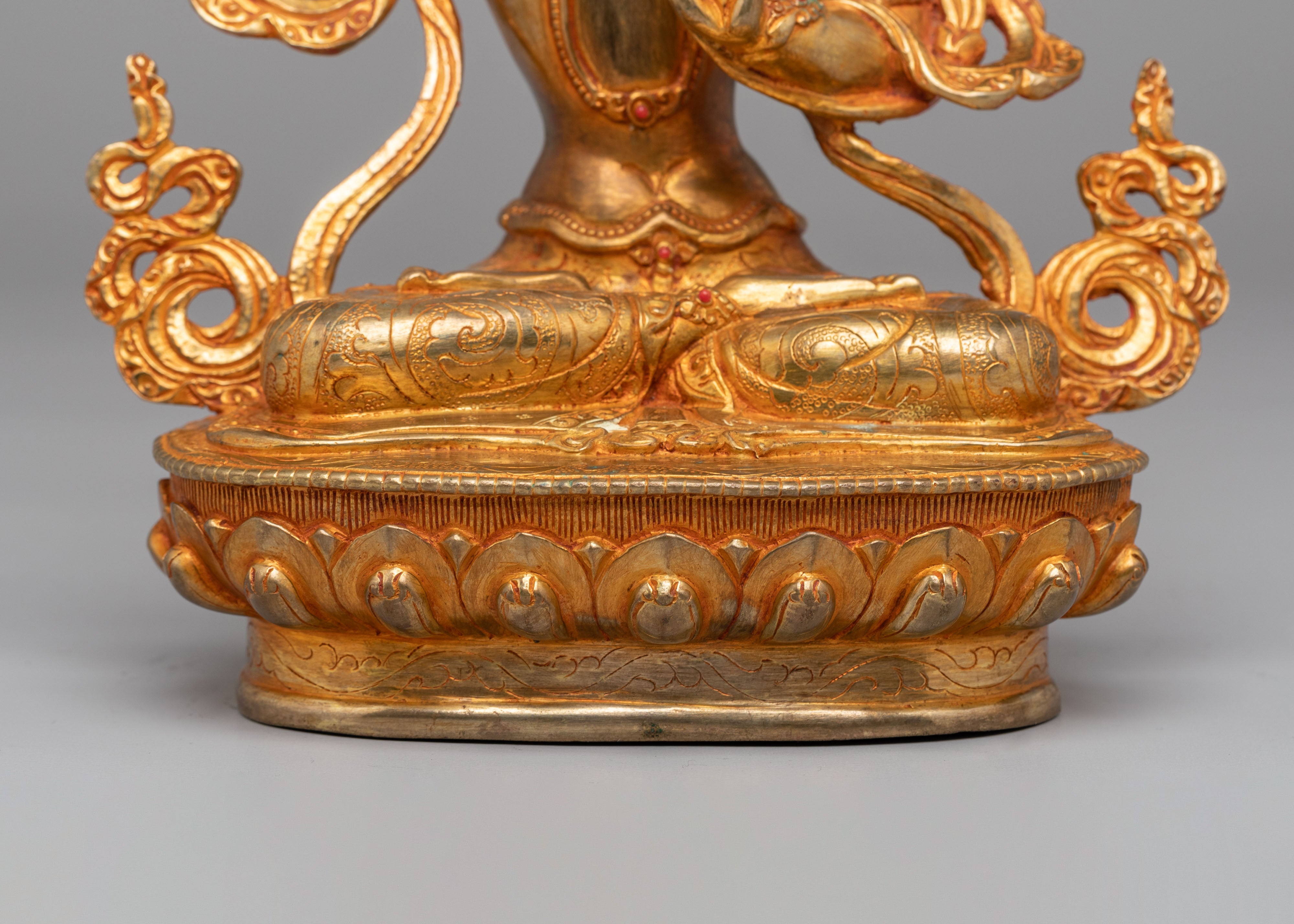Manjushri Statue For Buddhist Devotion | The Wisdom Bodhisattva